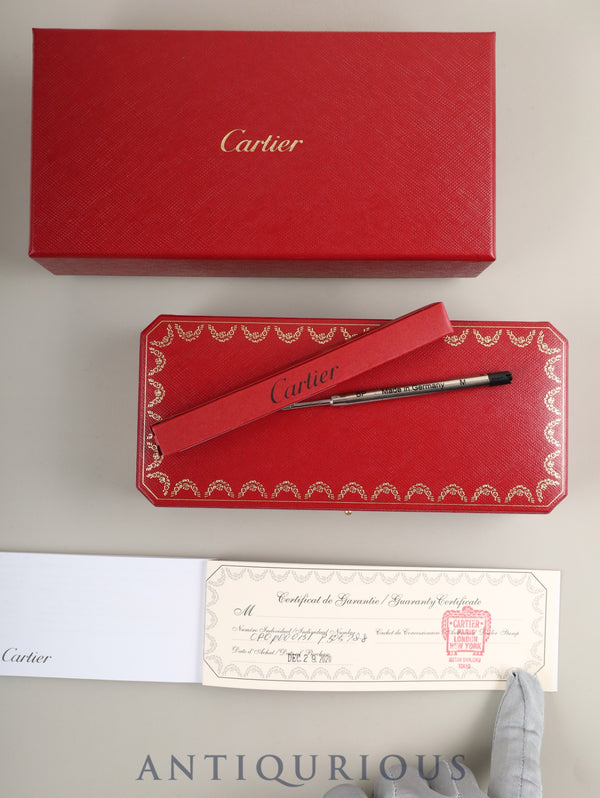 Cartier Santos de GP Ballpoint Pen/Resin Twist Style with Warranty (2020) and Box, Unused Genuine Refill