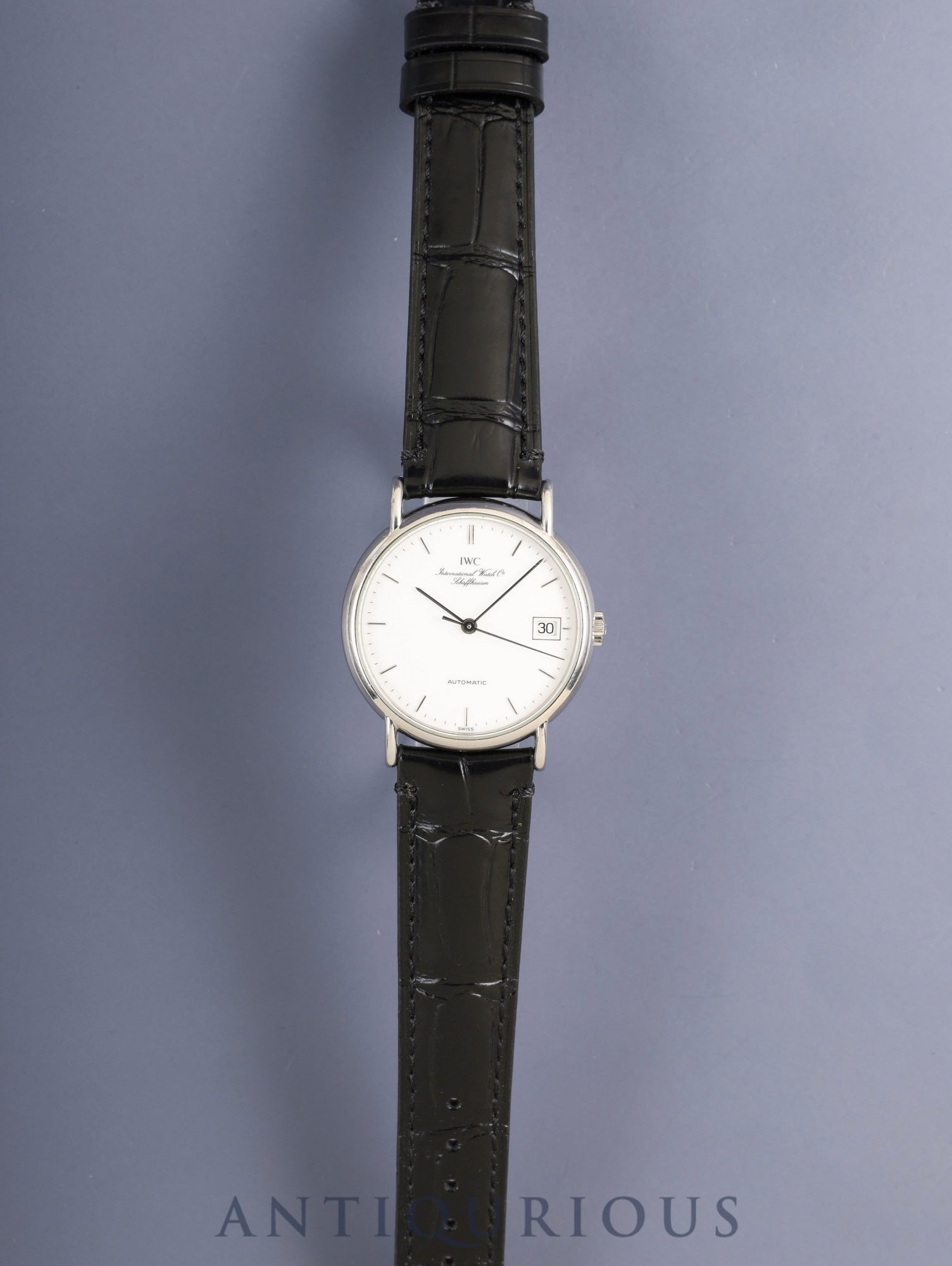 IWC ポートフィノ 3513-1 自動巻き Cal.C.37521 SS 革 純正ピンバックル（SS）ホワイト文字盤（SWISS表記）オーバーホール済み アイダブリュシー