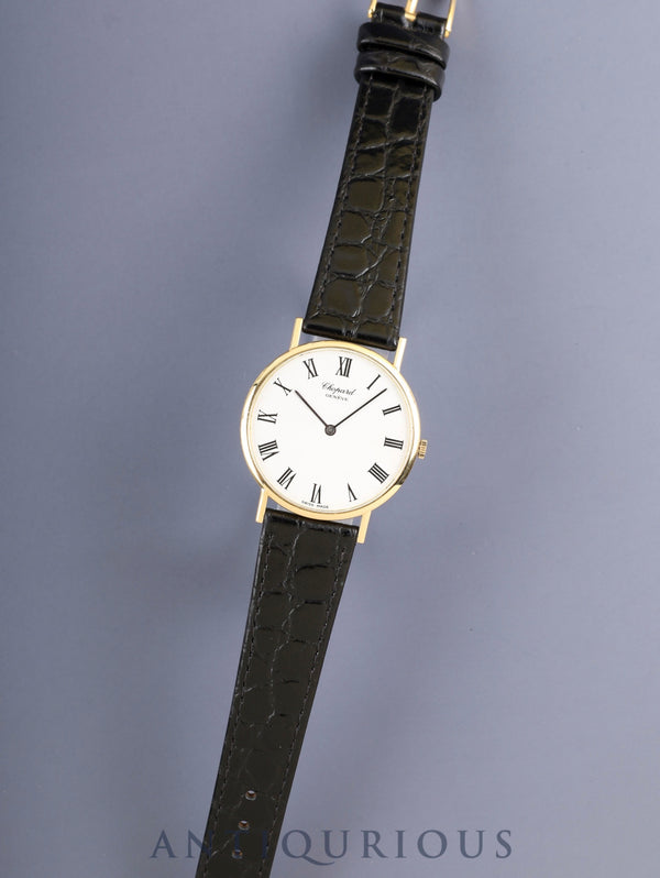 ショパール クラシック 1061 手巻き Cal.839 750YG 革 純正ピンバックル（GP） ホワイト文字盤（裏彫り有り）オーバーホール済み