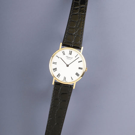 Chopard L.U.C 1061 Hand-wound Cal. 839 750YG Leather Original Pin Buckle (GP) White Dial (Engraved Caseback) Overhauled