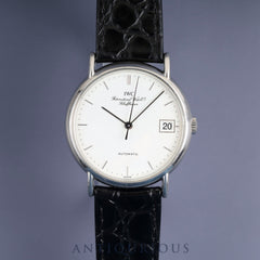 IWC ポートフィノ 3513024 自動巻き Cal.C.30120 SS 革 社外尾錠（SS） ホワイト文字盤 オーバーホール済み アイダブリュシー