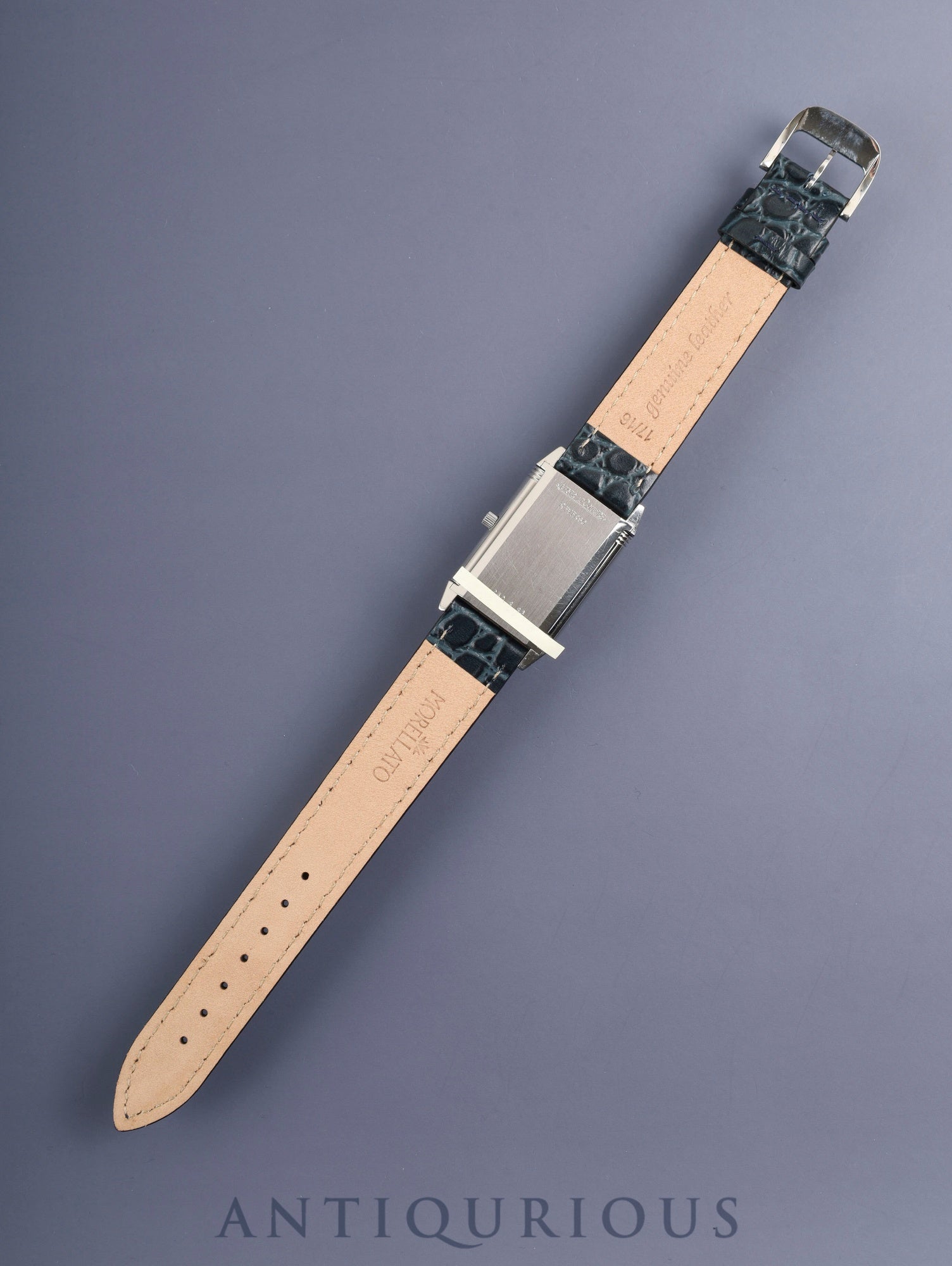 Jaeger-LeCoultre Reverso Classic 250.8.86 Manual Winding Cal.846/1 Leather Genuine Buckle (SS) Silver Arabic Dial (Case Back Engraved) Box, Case, Booklet, Warranty Card (1995) Overhauled