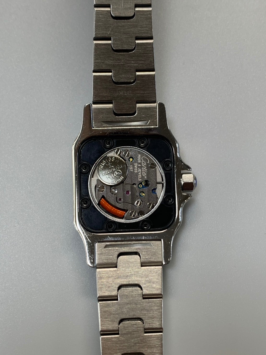 Cartier カルティエ サントスガルベSM コンビ SS/YG クォーツ カルティエ サントス ガルベSM 1567 YGベゼル コンビ レディース
