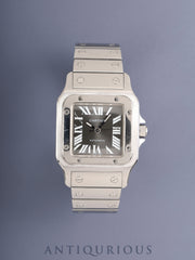 Cartier Santos Galbee LM W20067D6 / 2319 Automatic Cal.381A (ETA2000-1) SS SS Gray Roman Dial (SWISS MADE / Asia Limited) Overhauled