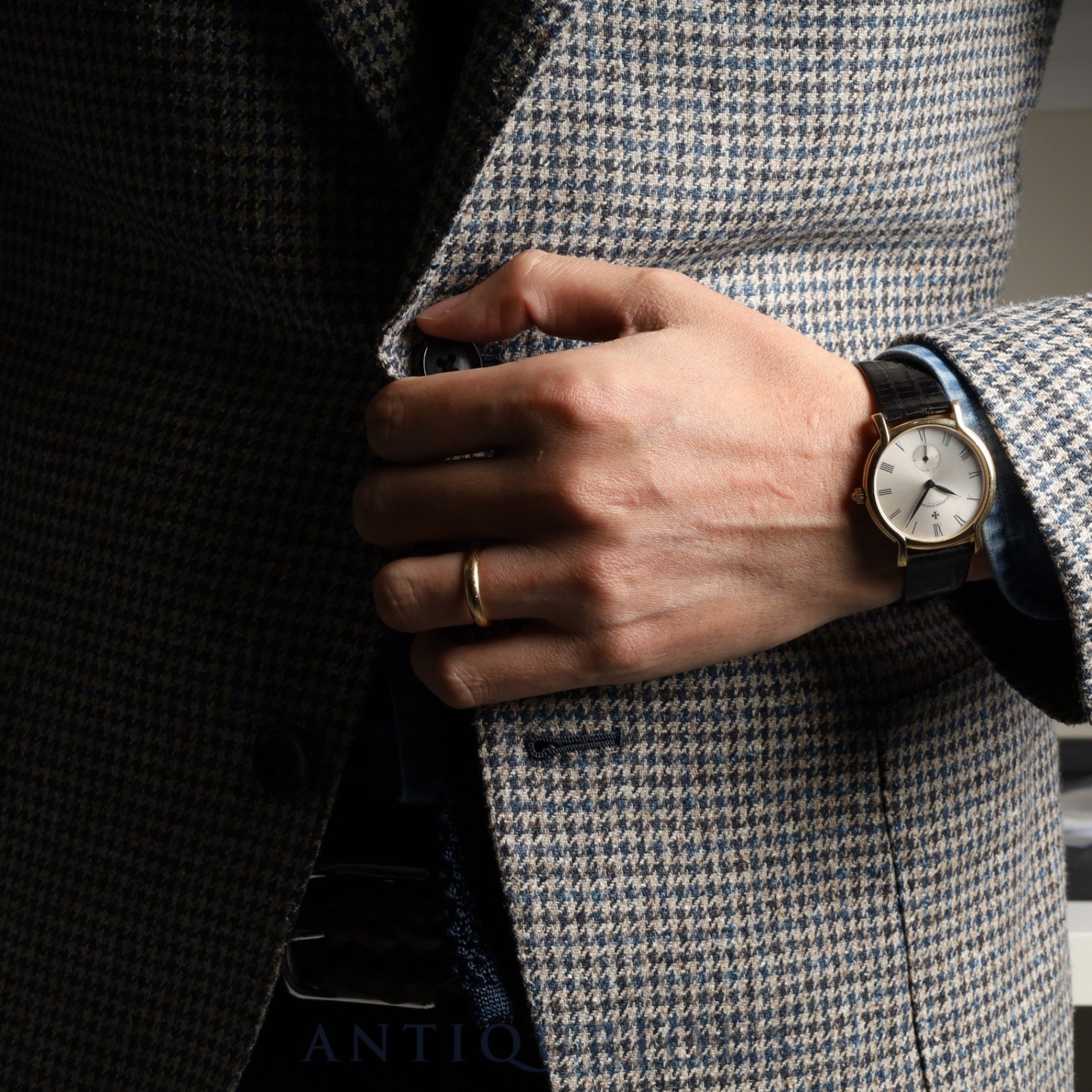 Vacheron Constantin Lille 92060 / 000J-4 Manual Winding Caliber 1014/2 750 Leather Strap with Genuine Buckle (750) Silver Roman Dial Case Warranty Card Overhauled