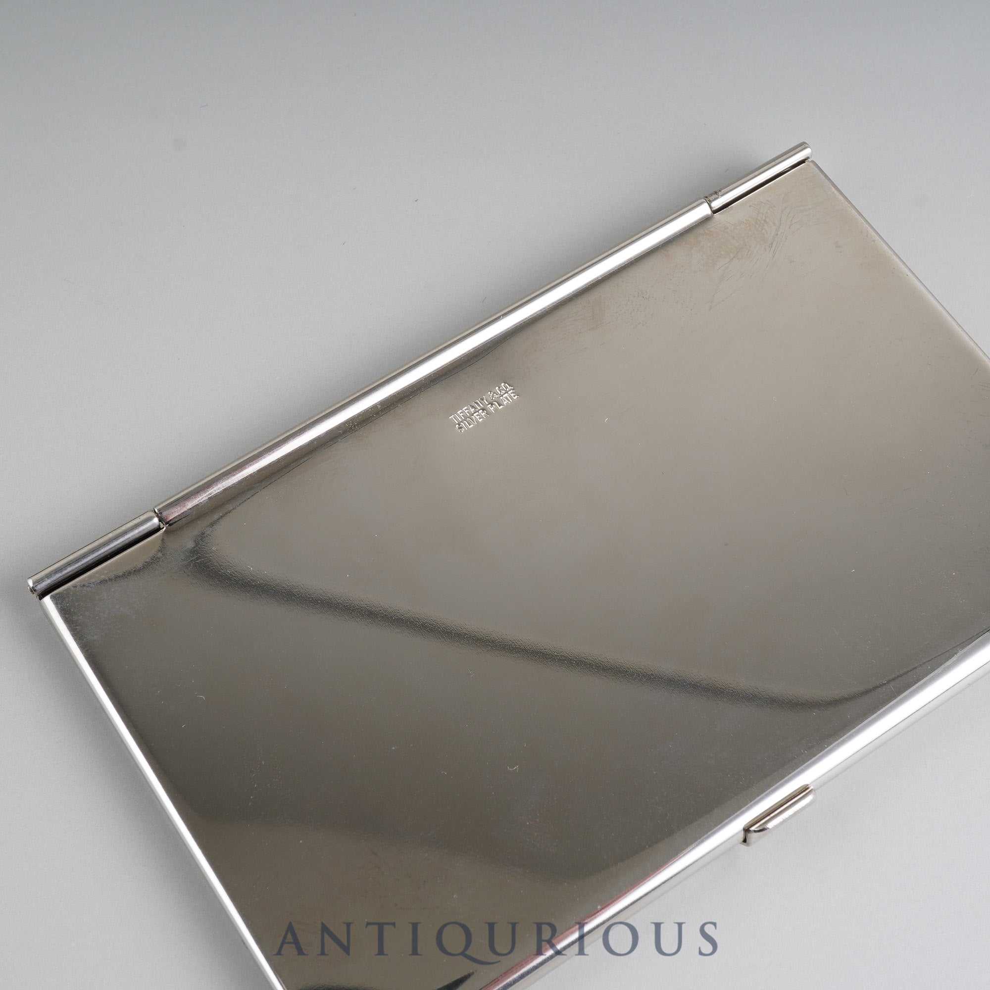 Tiffany card case, business card case, silver plate