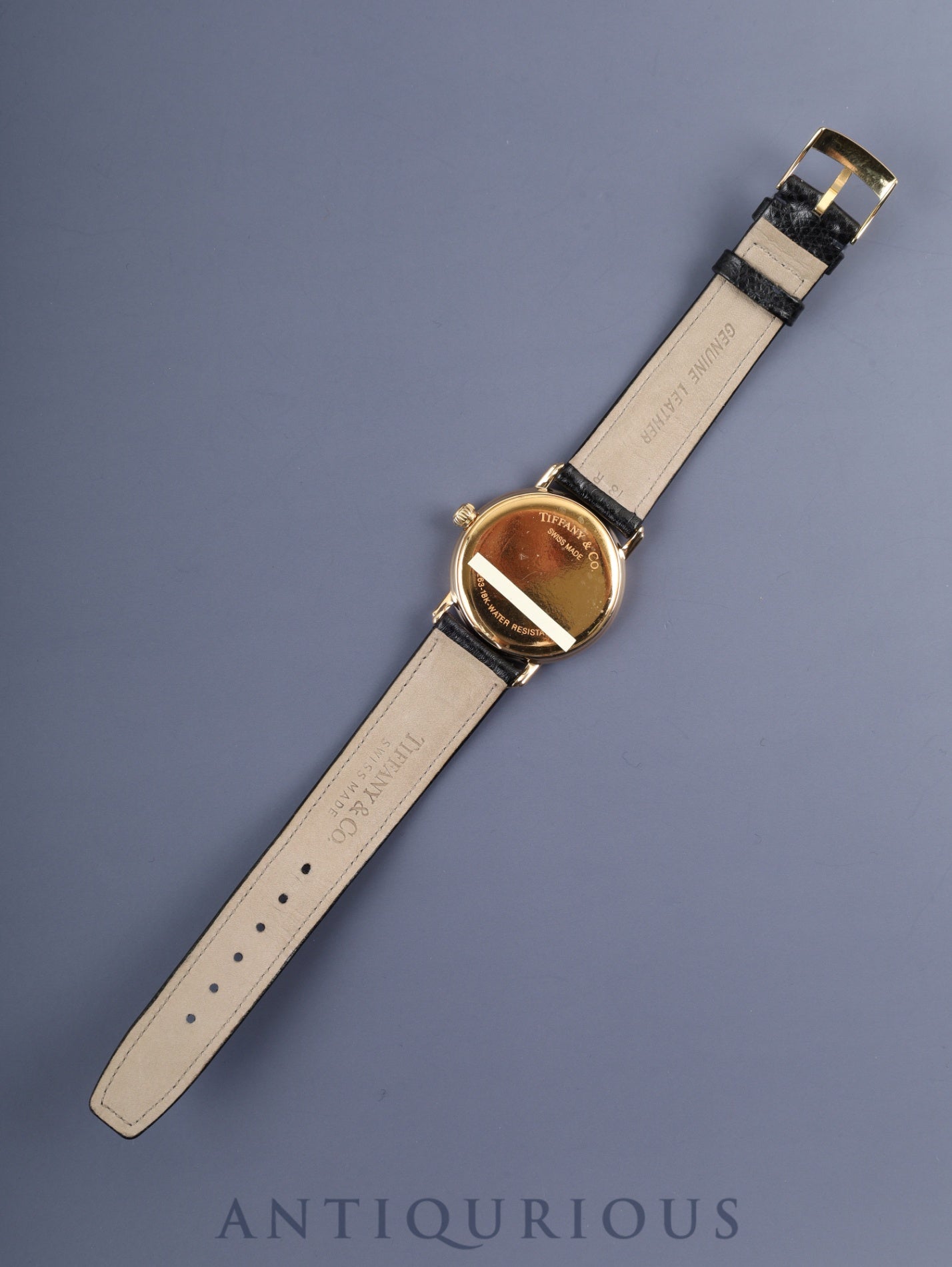 Tiffany Classic Power Reserve Small Seconds M263 Manual Winding Caliber ETA7001 18K Gold with Genuine Leather Strap and Genuine Buckle (GP) White Roman Dial Overhauled