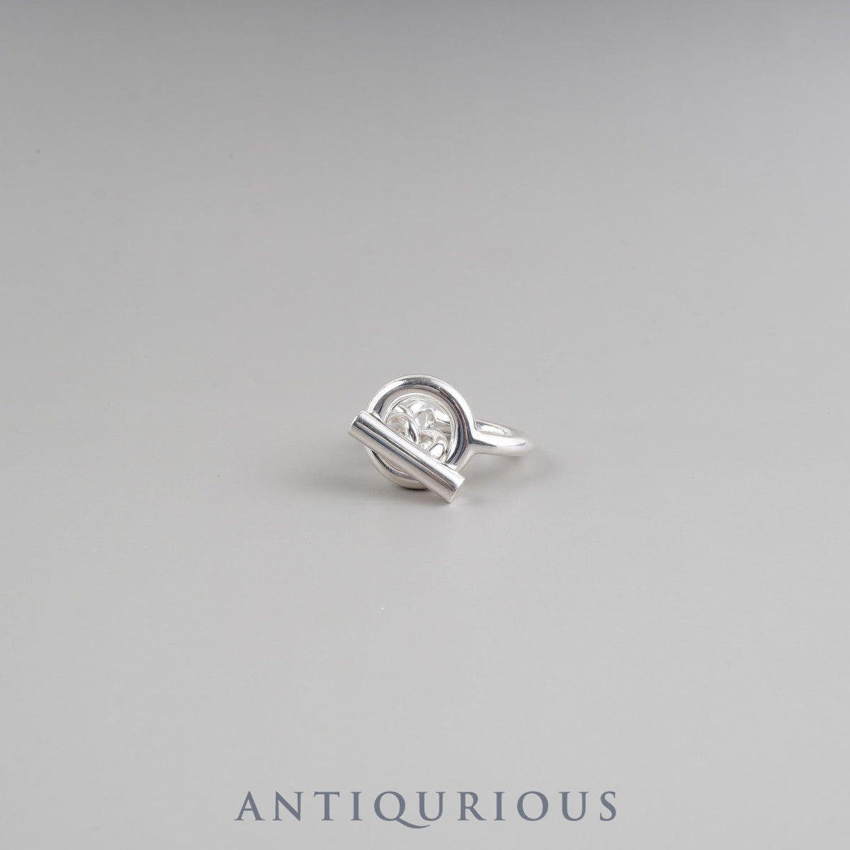Hermes Croisette Ring, Sterling Silver, #53, 24 Years Engraved