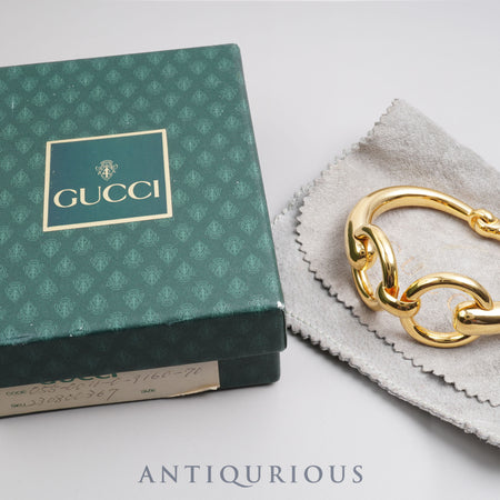 GUCCI Gucci Bangle Bracelet Horsebit GP 1992 Box