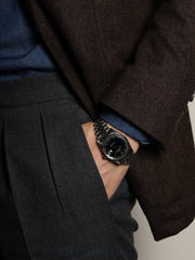 Rolex Datejust 16234 Automatic Cal. 3135 SS/WG SS Black Dial U-Serial (1997) Warranty (1999) International Service Warranty (2018) Overhauled