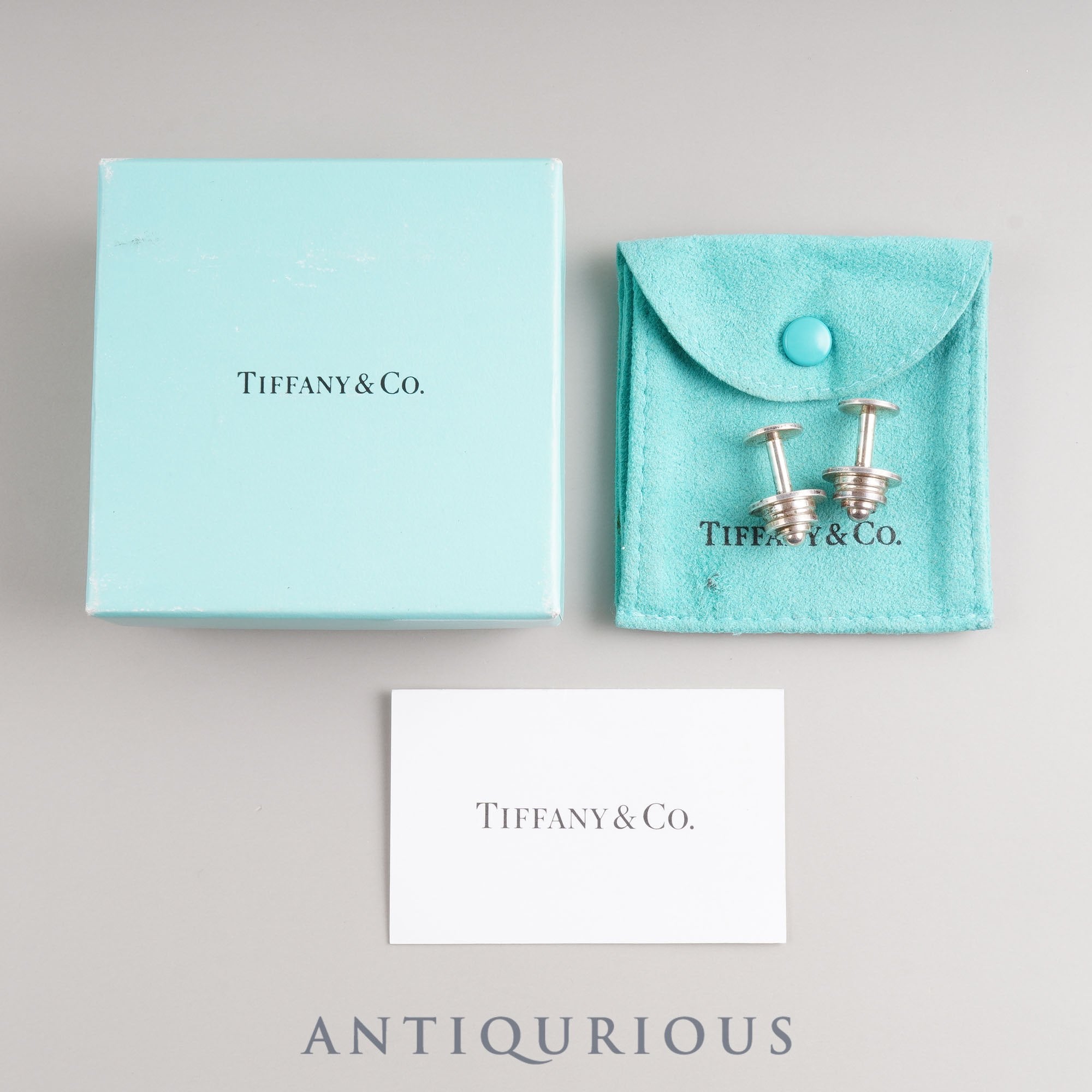 Tiffany cufflinks SV925 Paloma Picasso box storage bag