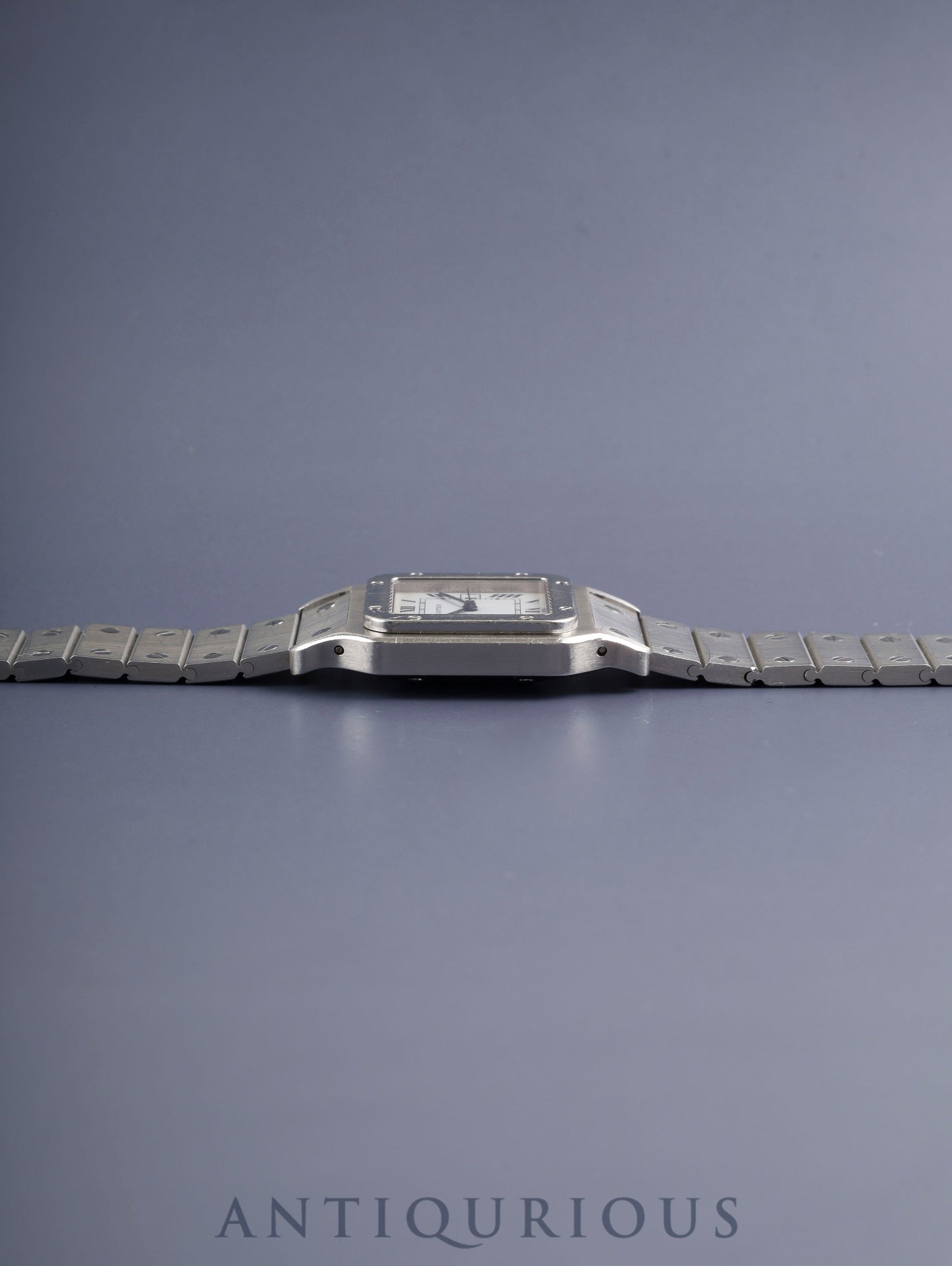 Cartier Santos Carrée LM 2960 Automatic Cal. ETA2671 SS SS White Roman Dial (SWISS marking) Overhauled