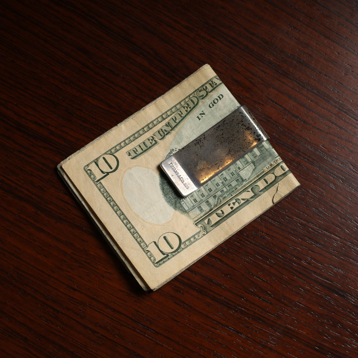 Tiffany Money Clip 1837 SV925 Dust Bag