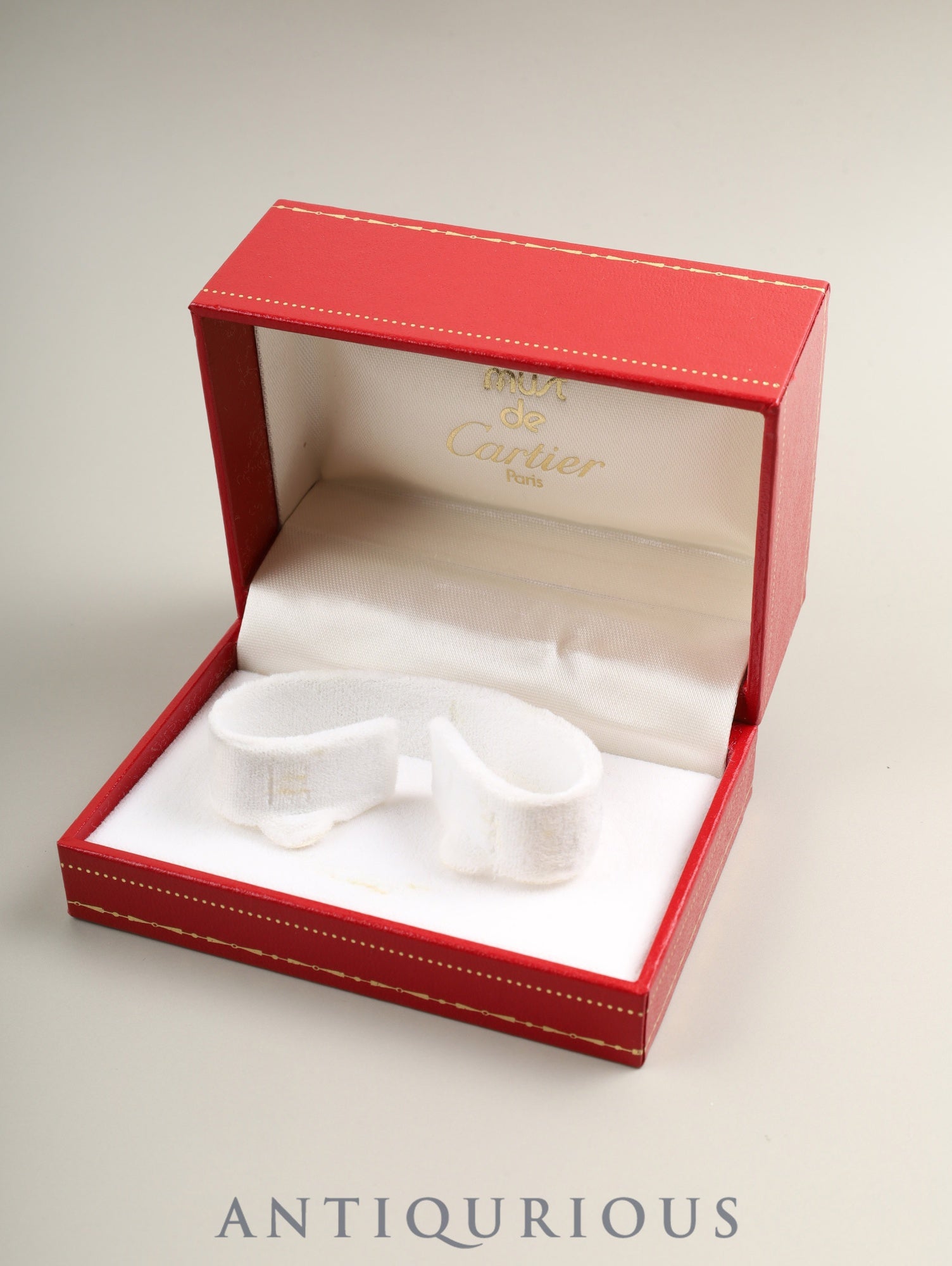 Cartier Must Vendôme VLC SM W1002154 / 590004 Quartz Caliber 690 SV925 Leather Strap with Genuine D-buckle (GP) Arabic Dial Box Overhauled