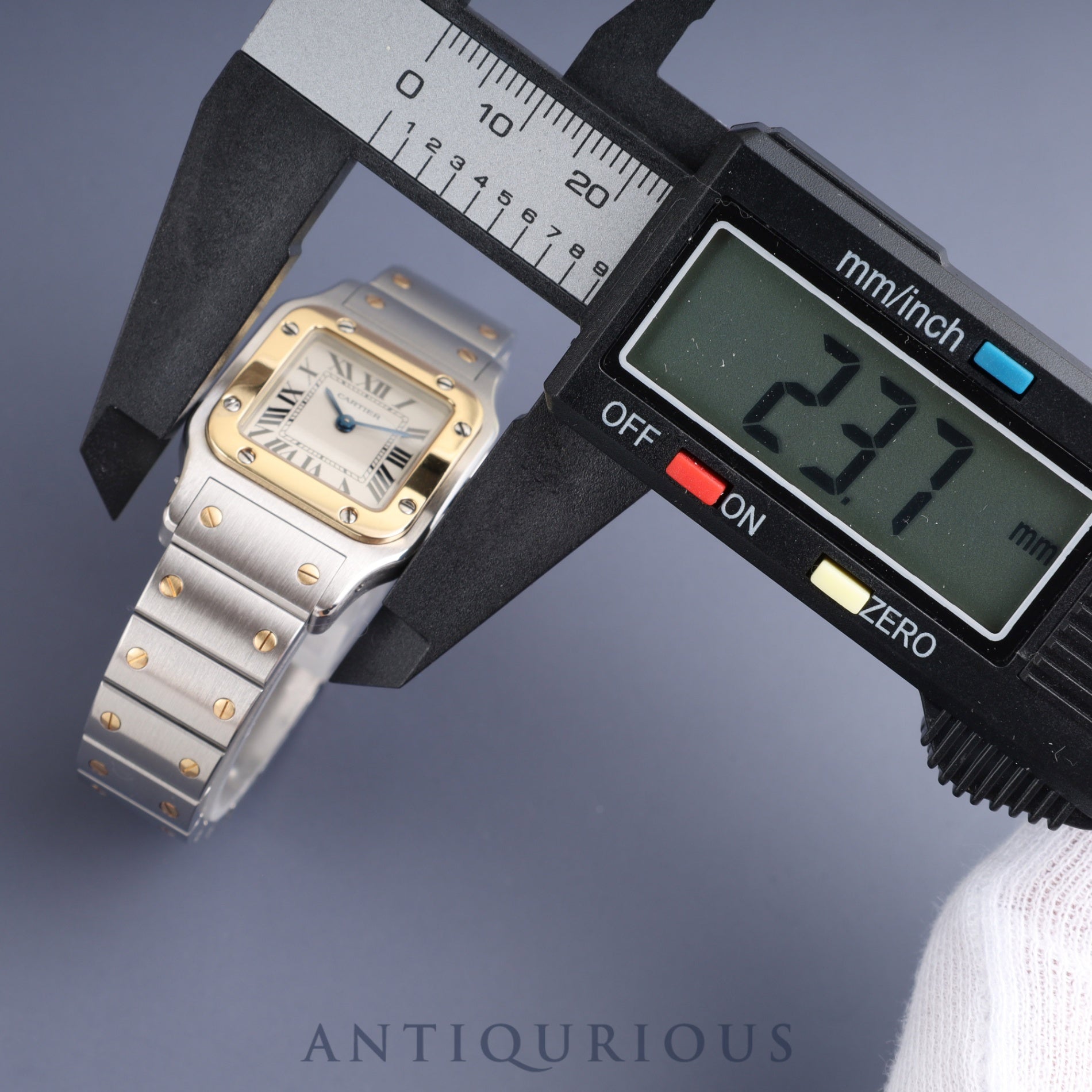 Cartier Santos Galbee SM W20012C4 / 1567 Quartz Cal.157 SS