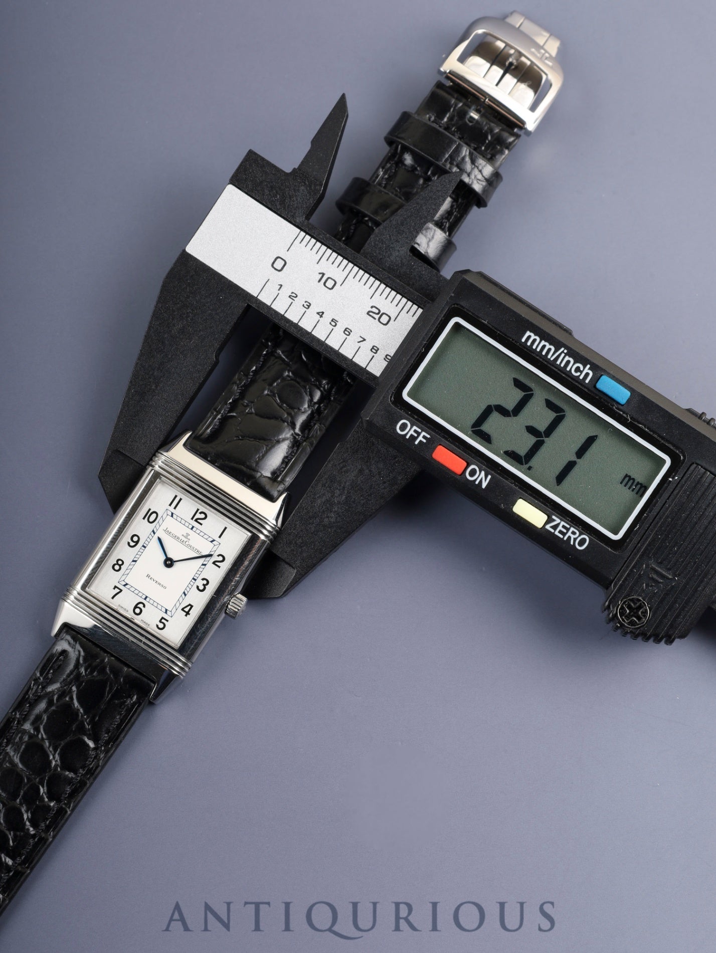 ジャガー・ルクルト レベルソ クラシック 252.8.86 / Q2508410 手巻き Cal.846/1 SS 革 純正バックル（SS） シルバーアラビア文字盤 オーバーホール済み