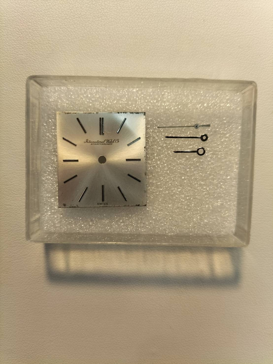 IWC オールドインター 手巻き Cal.C.401 Pm900 革 純正尾錠（SS） シルバー文字盤 オーバーホール済み アイダブリュシー