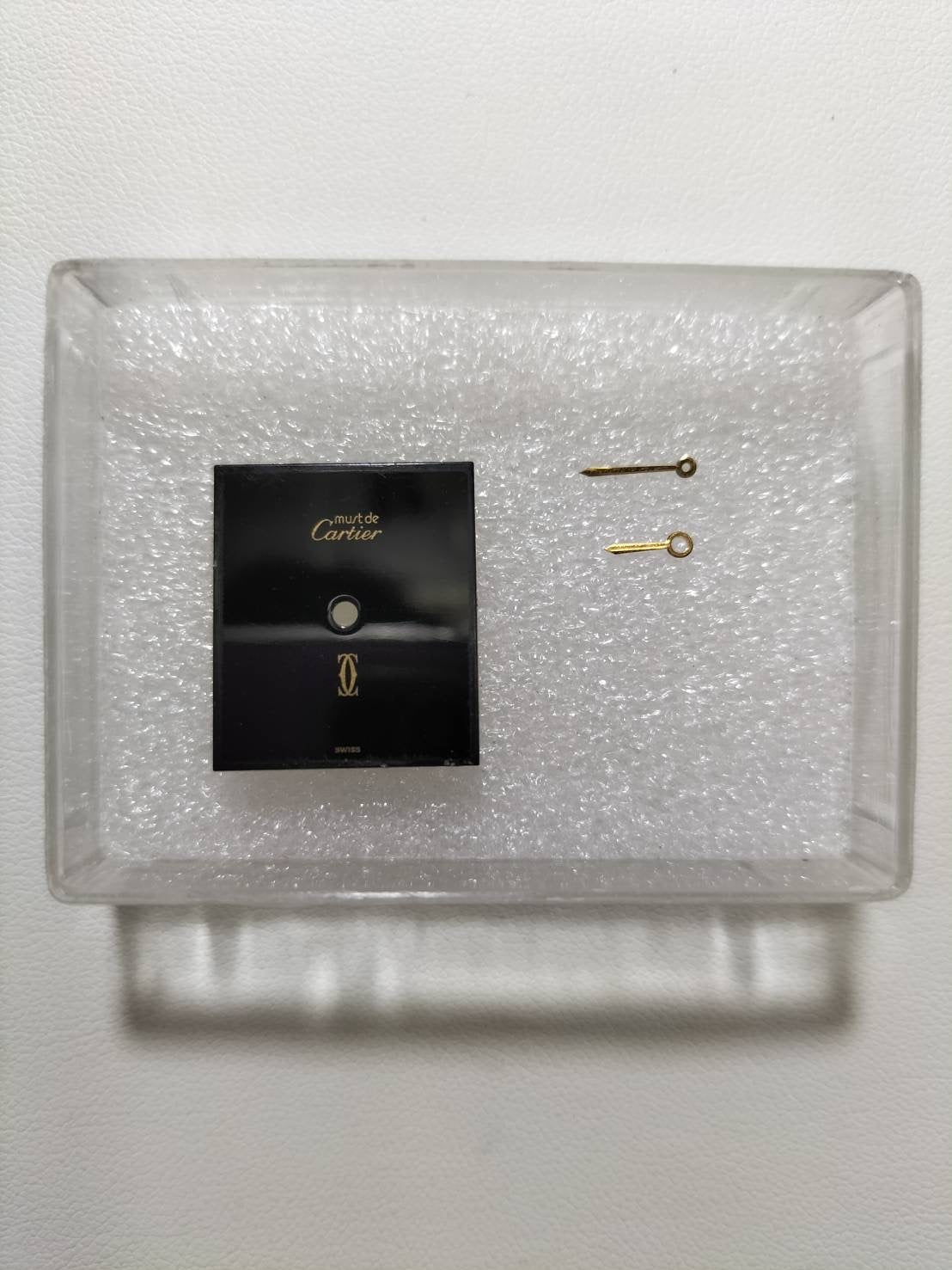 カルティエ マストタンク LM 6 手巻き Cal.78-1 SV925 革 純正ピンバックル（GP）オニキス文字盤（SWISS表記）純正レザーベルト付き オーバーホール済み