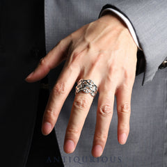 Hermes Ring Chaine d'Ancre Ancienne GM SV925 #58 19 years old