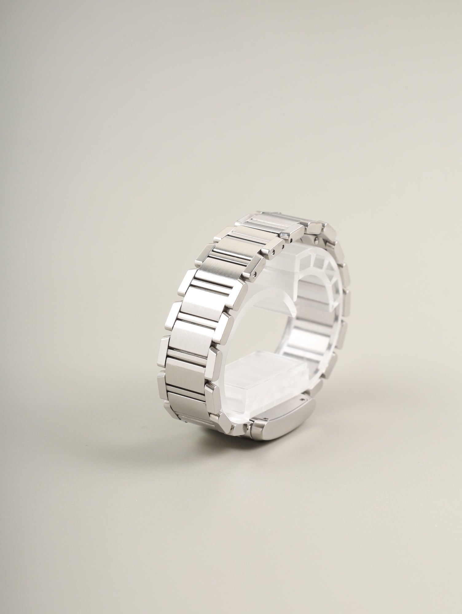 カルティエ タンクフランセーズ SM W51026Q3 / 2384 クォーツ Cal.057 SS SS ブラックローマン文字盤 箱 保証書（2003年）オーバーホール済み