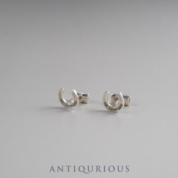 Tiffany Cufflinks 1837 Collection Horseshoe AG925 with Dust Bag
