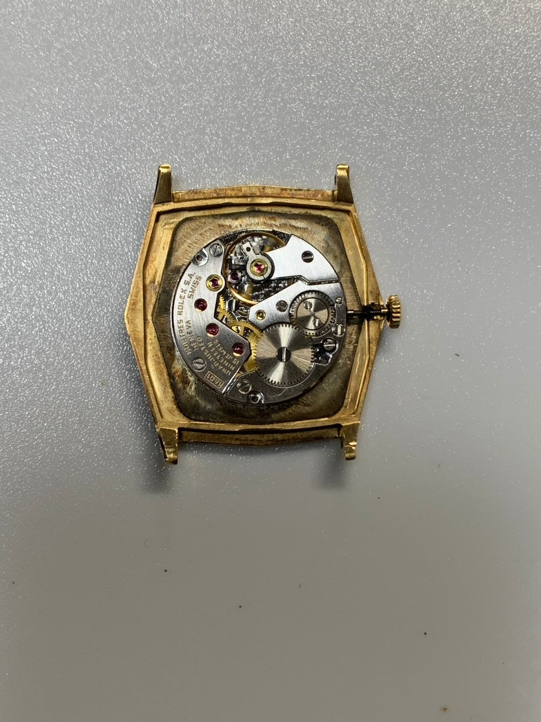 ロレックス チェリーニ 4170 手巻き Cal.1601 18K 750YG 革 純正ピンバックル（GP）シャンパンローマン文字盤 69番台（1981年）オーバーホール済み