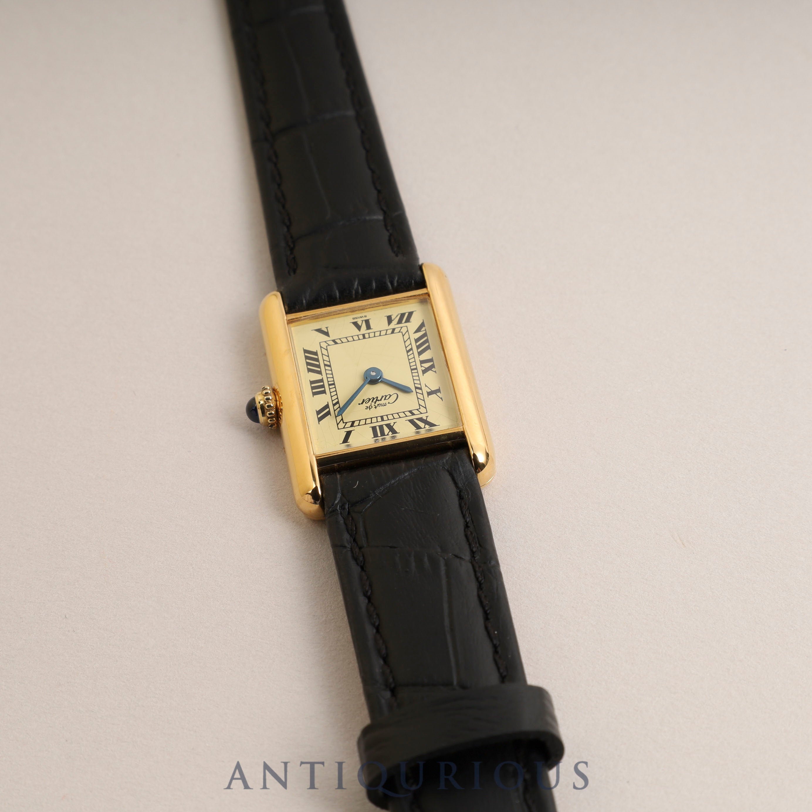 Cartier Must Tank SM QZ Ivory Newly Refinished