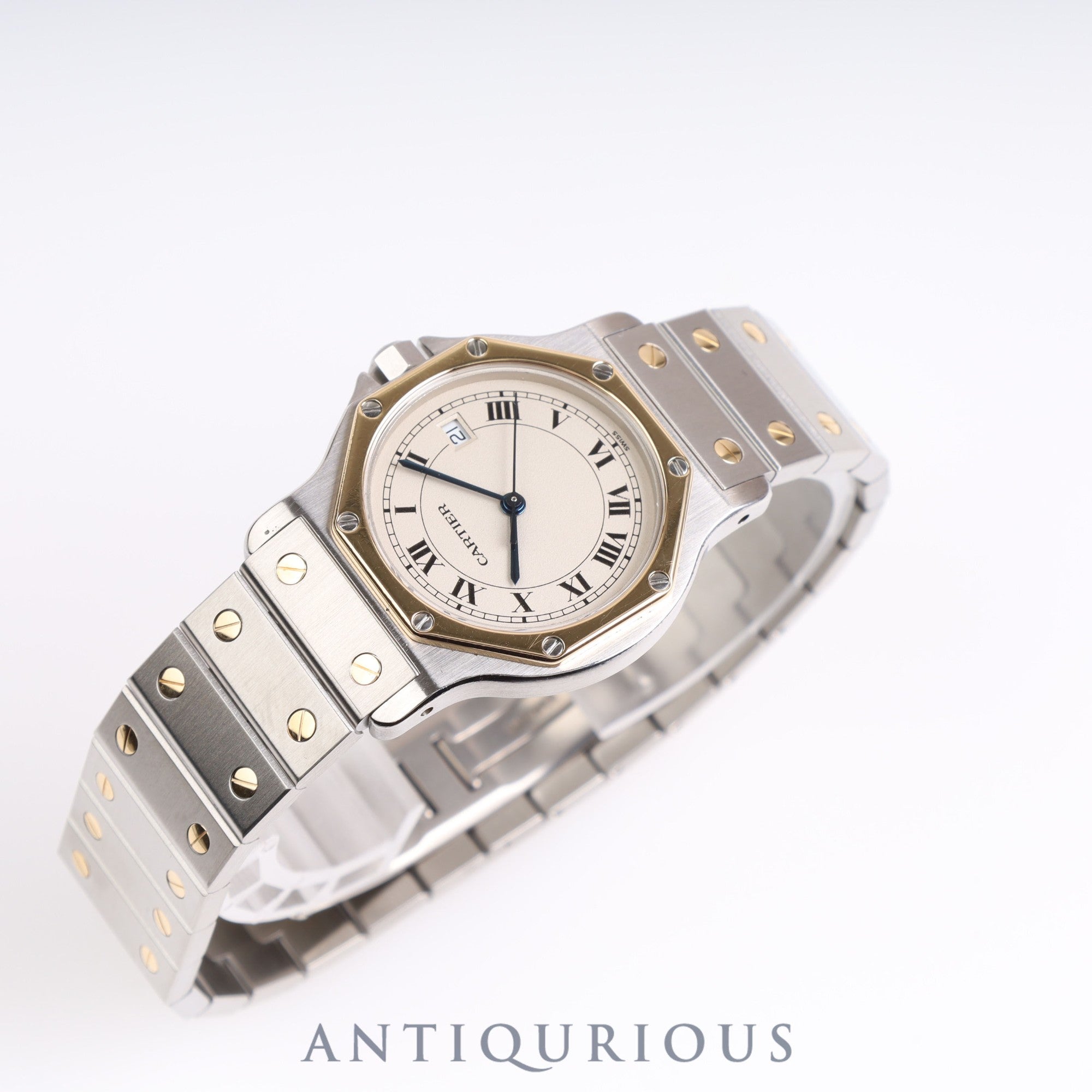 CARTIER カルティエ SANTOS OCTAGON LM サントスオクタゴンLM W2001583 コンプリートサービス済み |  東京銀座のヴィンテージウォッチ専門店 - ANTIQURIOUS(アンティキュリオス)