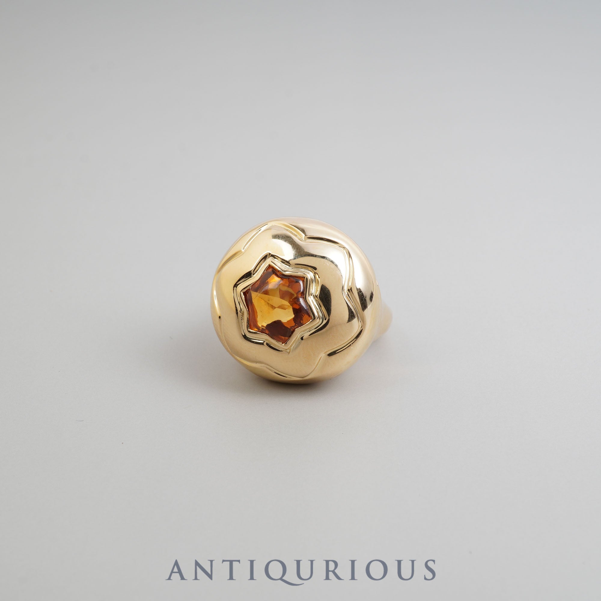 Bvlgari ring citrine vintage