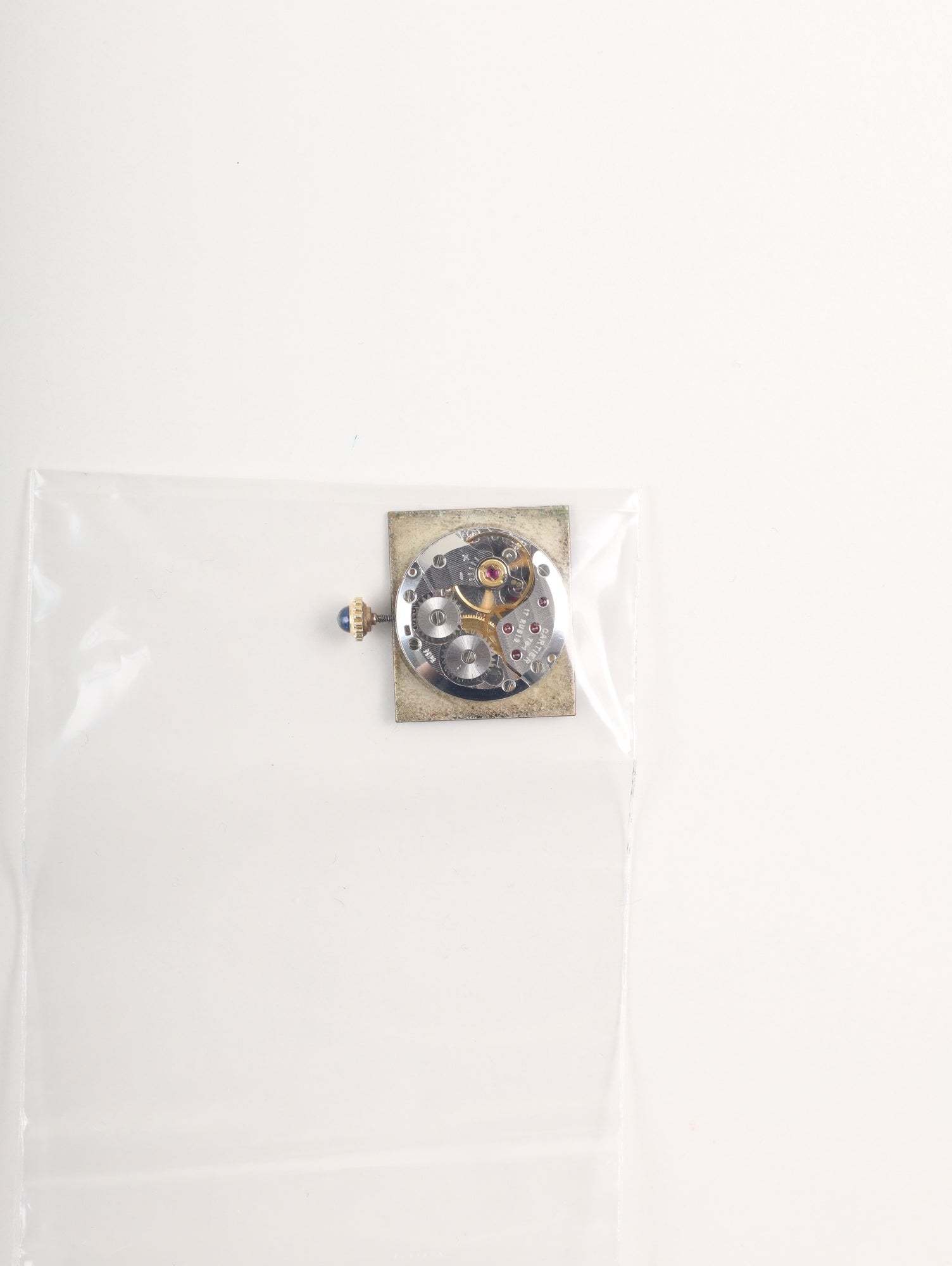 カルティエ マストタンク LM 手巻き Cal.78-1 SV925 革 純正ピンバックル（GP）マホガニー文字盤（SWISS表記）オーバーホール済み 新品仕上げ済み