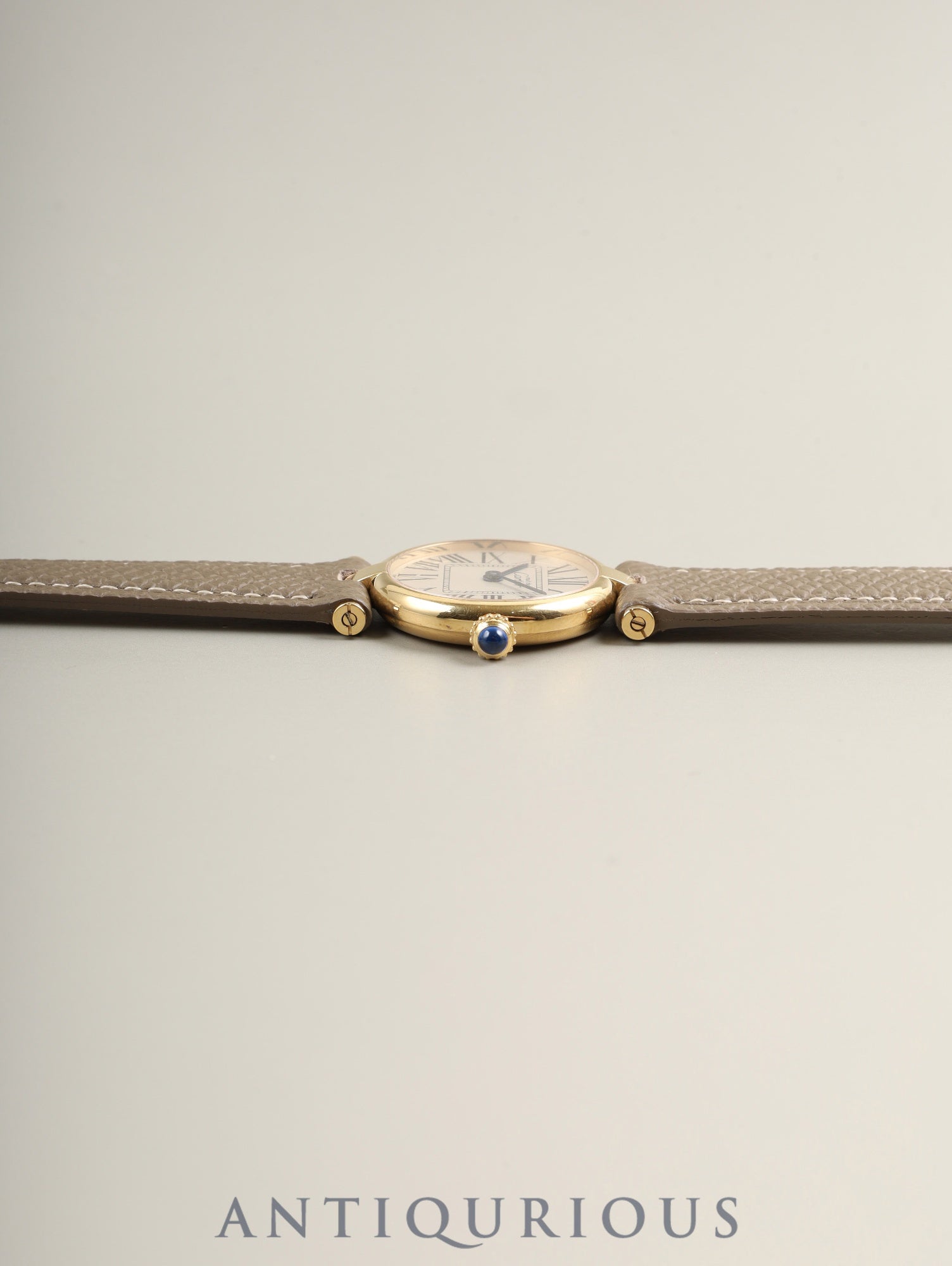 カルティエ マスト ヴァンドーム VLC SM W1005354 / 1851 クォーツ Cal.90 SV925 革 純正尾錠（GP）オパラン文字盤 箱 冊子 保証書（2000年） オーバーホール済み