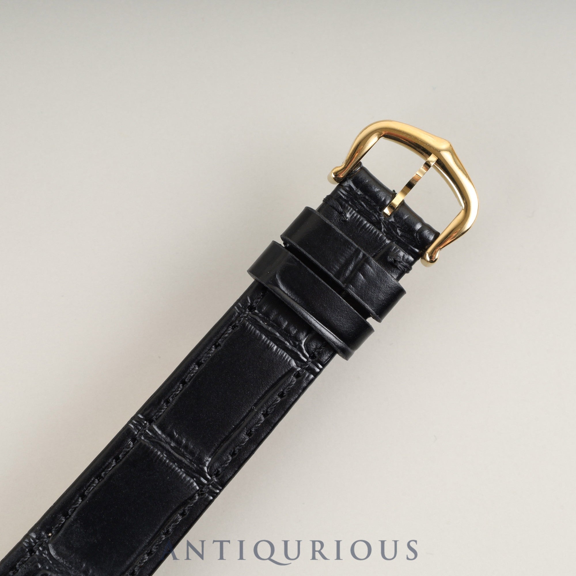 カルティエ マストタンク SM 5057001 クォーツ Cal.057 SV925 革 純正尾錠（GP）アイボリーローマン文字盤 オーバーホール済み