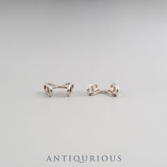 エルメス カフリンクス シェーヌダンクル ファランドール シルバーホールマーク