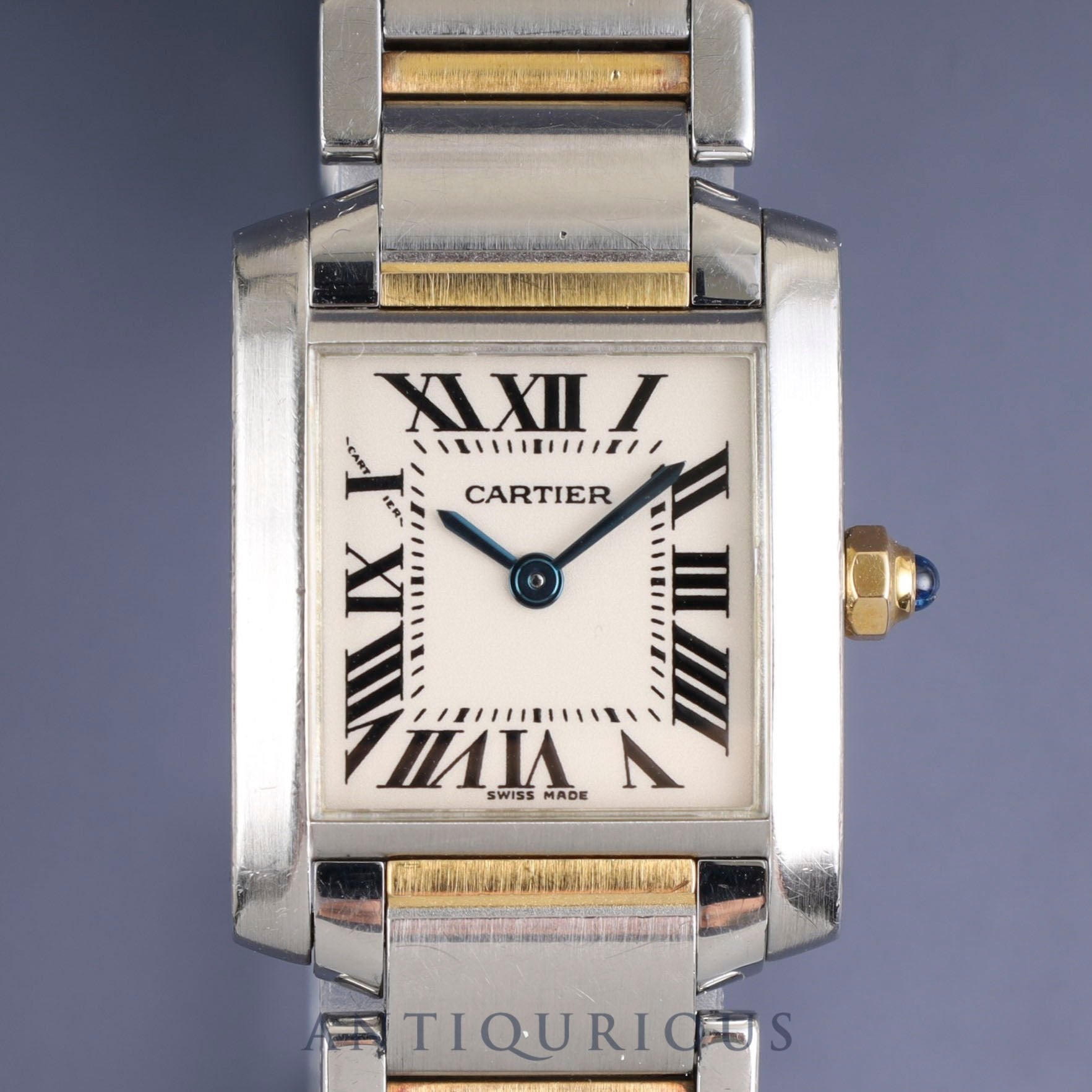 Cartier Tank Francaise SM W51007Q4 / 2384 Quartz Cal.057 SS/YG SS/YG White Roman Dial Box Booklet Warranty (not stated) Overhauled