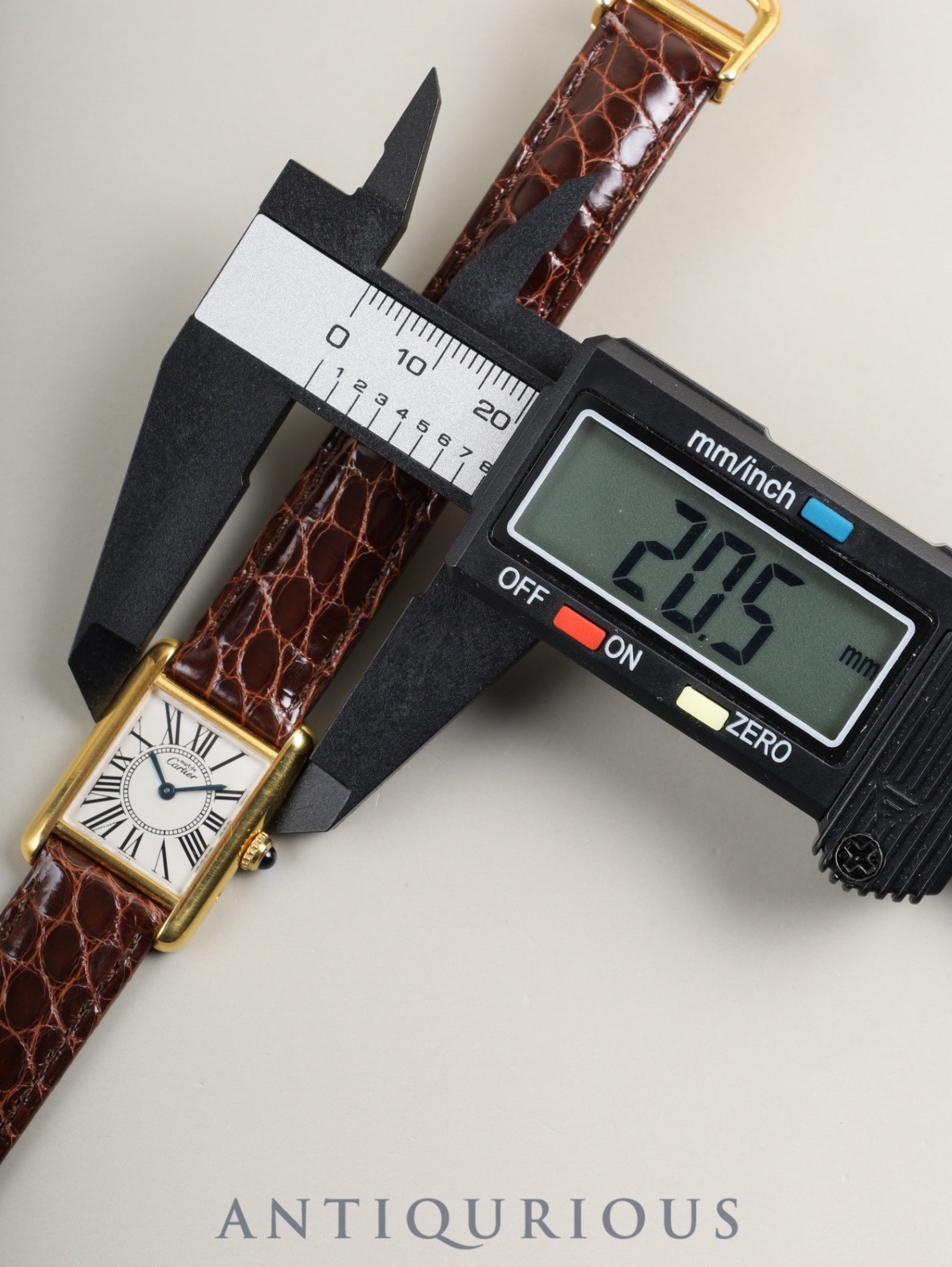 カルティエ マストタンク SM W1005554 / 5057001 クォーツ Cal.057  SV925 革  純正Dバックル（GP）オパラン文字盤（SWISS表記） 箱 冊子 保証書（1994年） オーバーホール済み 新品仕上げ済み