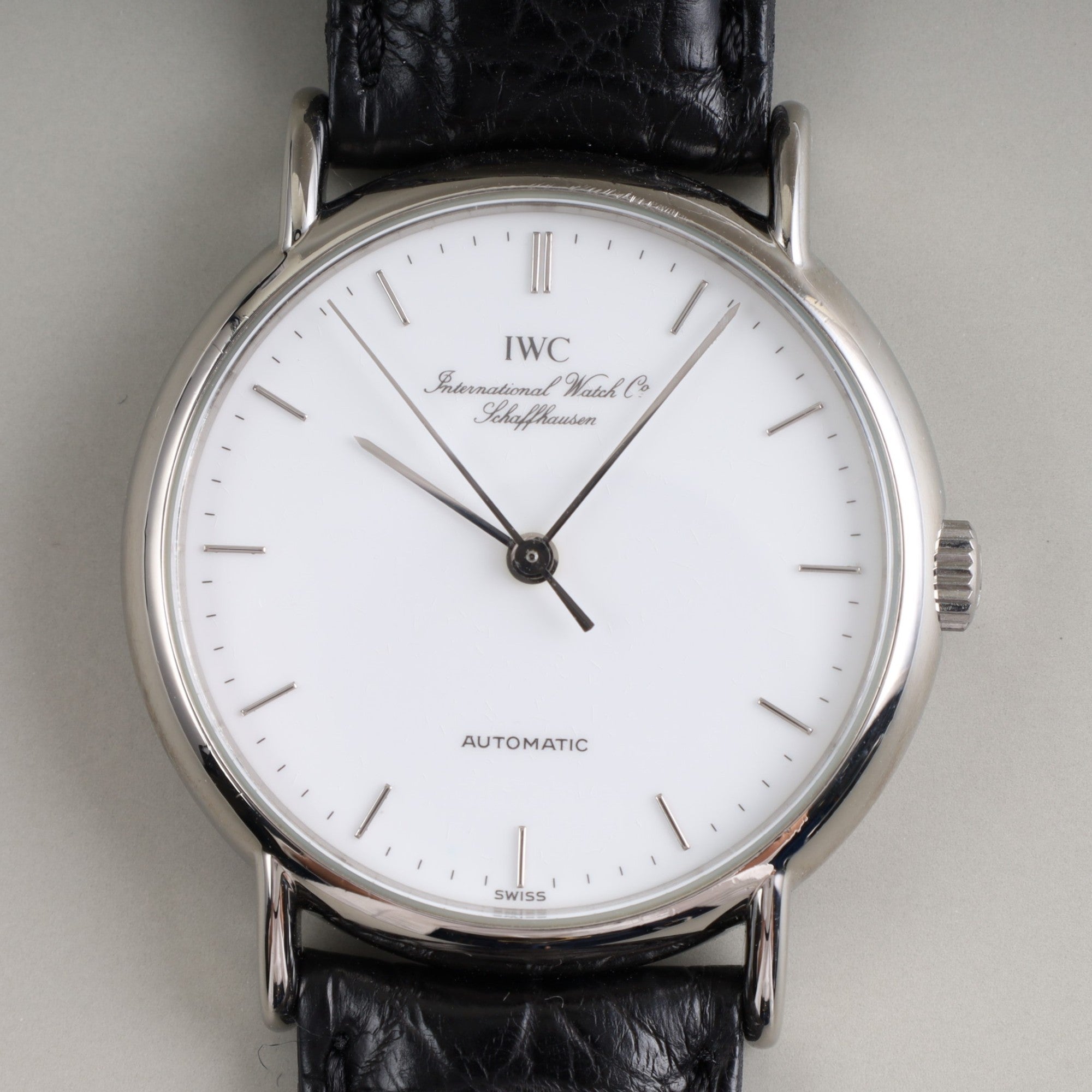 IWC Portofino IW351403 Automatic SS Leather White Dial IWC