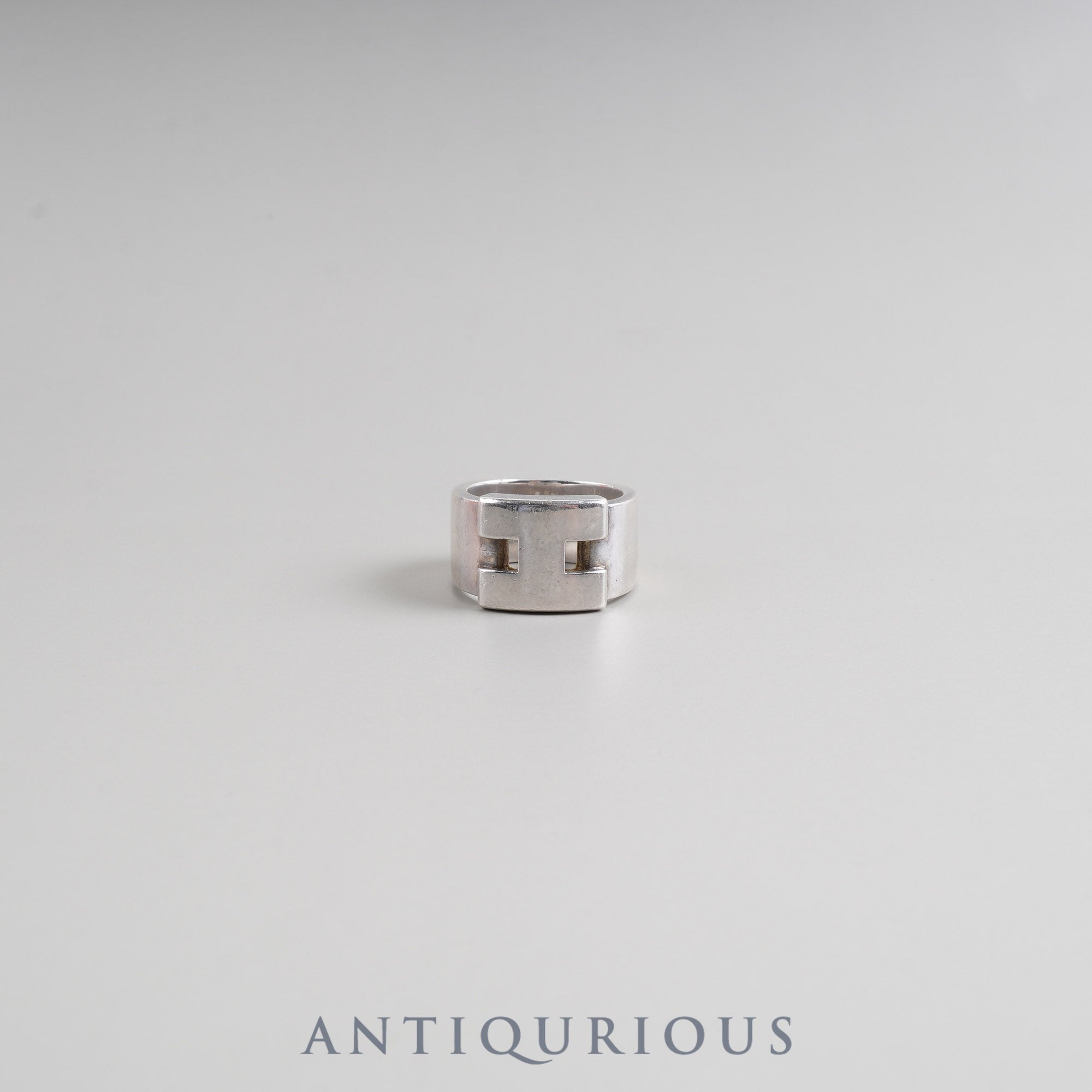 Hermes Hercules Ring, SV925, #52, Approx. Size 11, Box