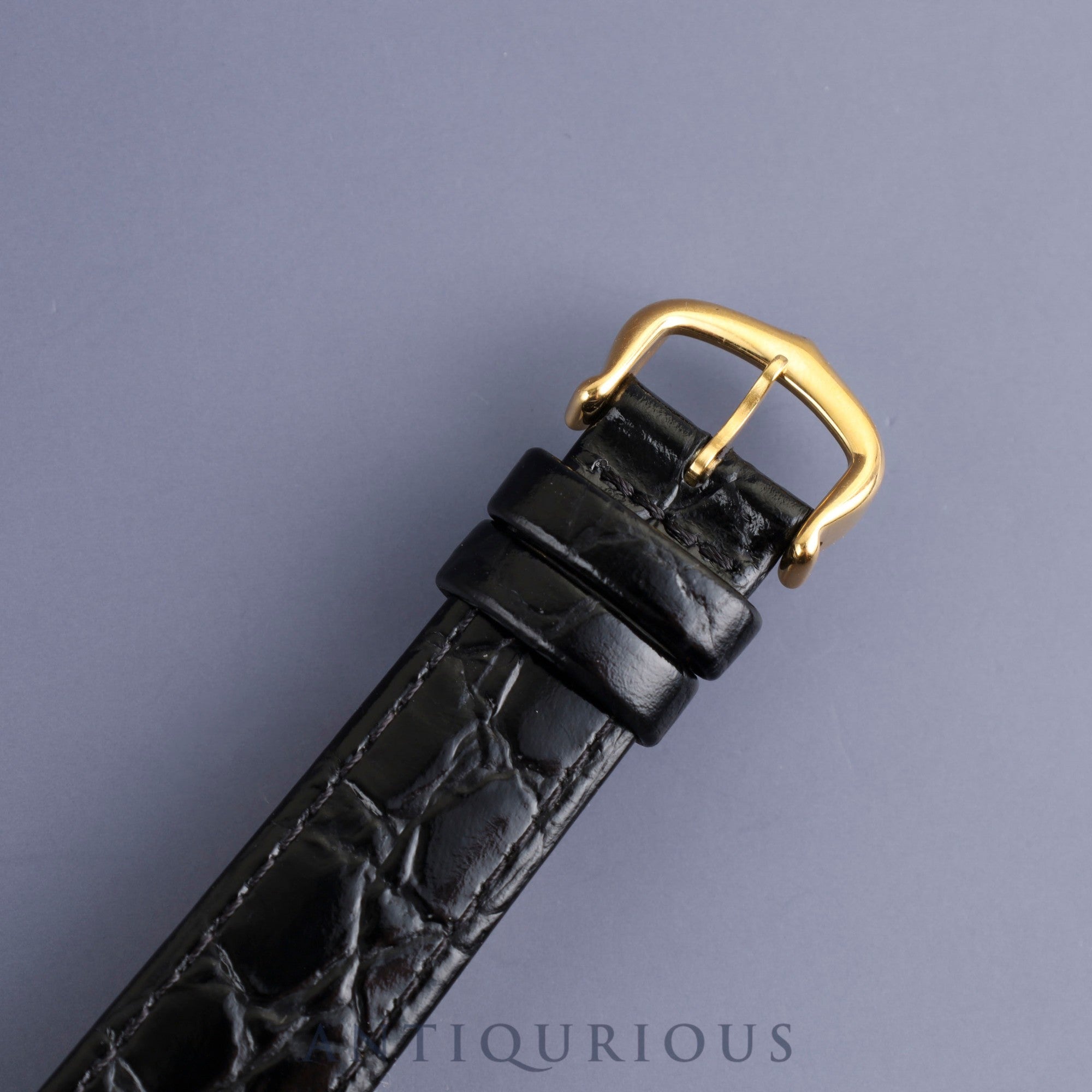 Cartier Must Tank LM Manual winding Cal.78-1 SV925 Leather Genuine buckle (GP) Black onyx dial Overhauled New finish