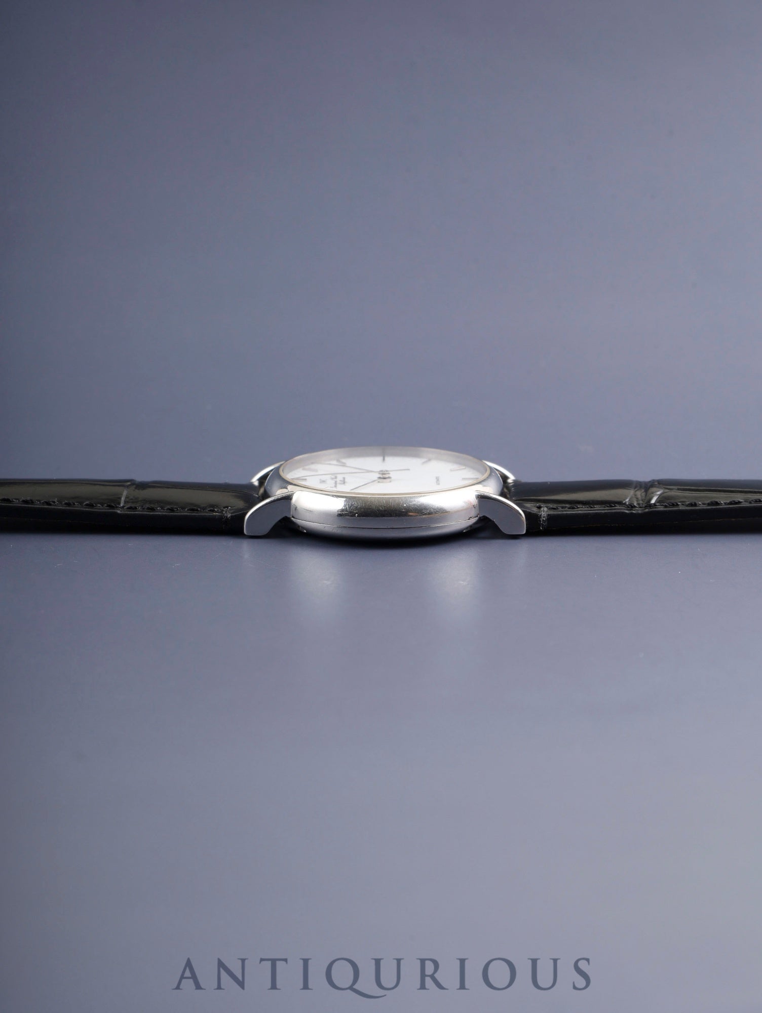 IWC Portofino IW351403 Automatic Caliber 37521 Stainless Steel Leather Strap with Genuine Stainless Steel Buckle, White Dial, Overhauled