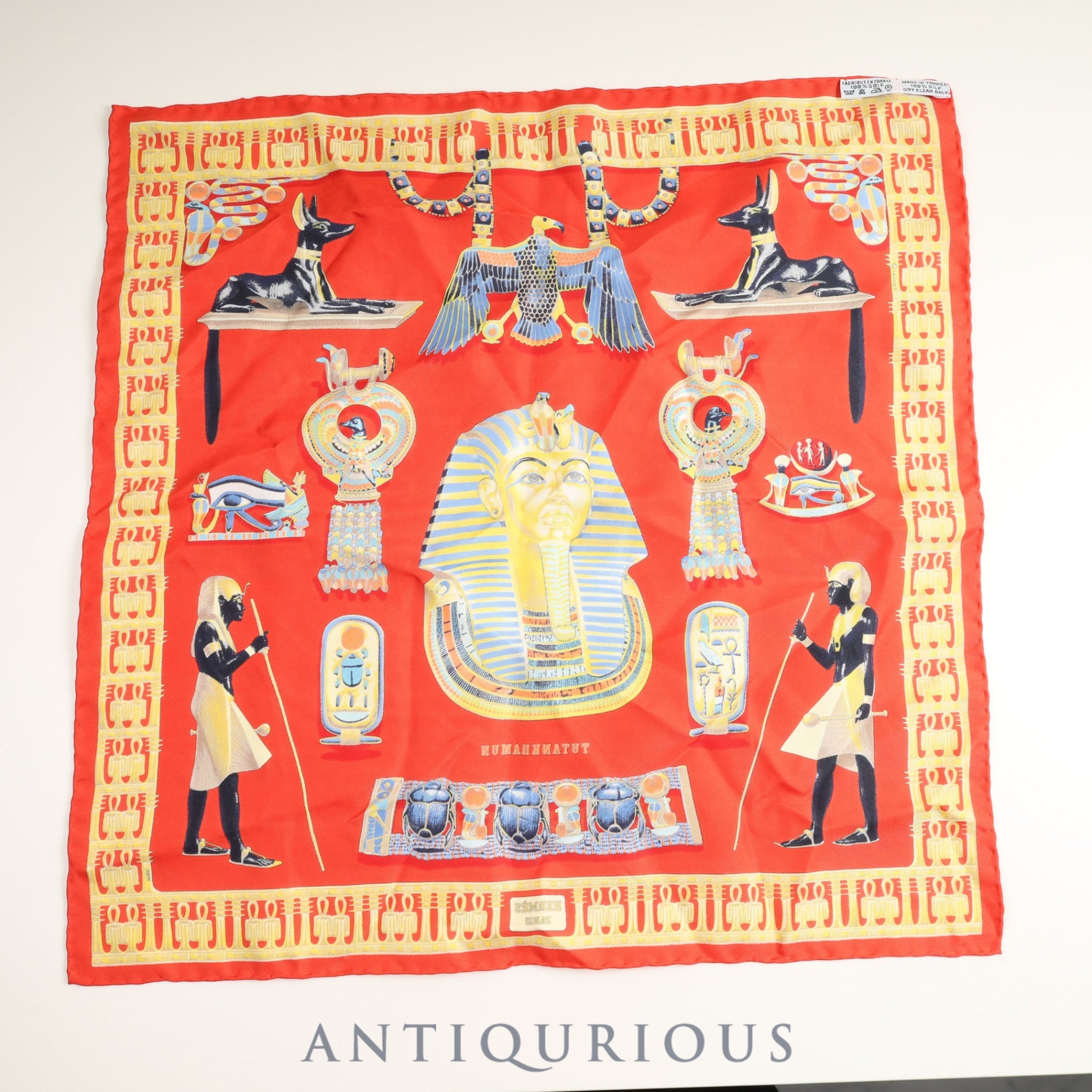 Hermes scarf Carre 45 TUTANKHAMUN