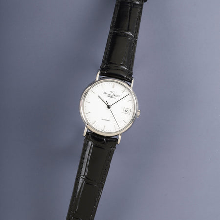 IWC Portofino IW351324 Automatic Cal.37621 Stainless Steel Leather Strap Original Pin Buckle (Stainless Steel) White Dial Overhauled