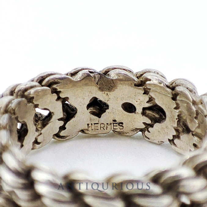 Hermes ring rope motif