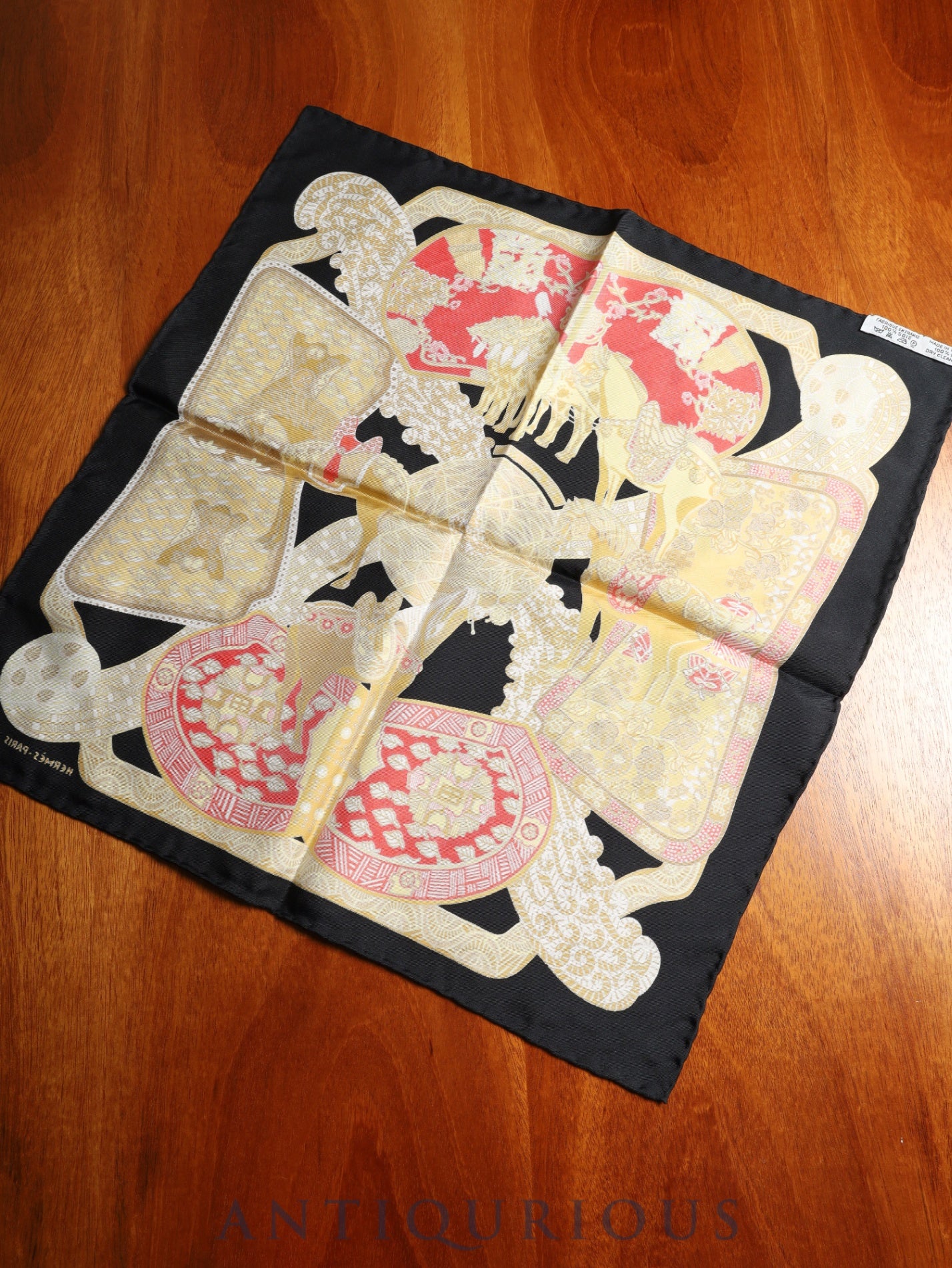 エルメス スカーフ カレ45 ART des STEPPES ステップ美術 SILK100%