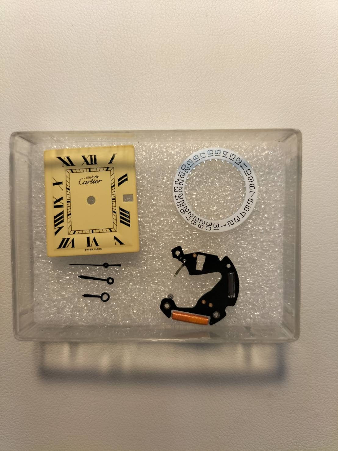 カルティエ マストタンク GM（XL） W1017454 / 2413 クォーツ Cal.687 SV925 革 純正Dバックル（GP） アイボリーローマン文字盤 オーバーホール済み