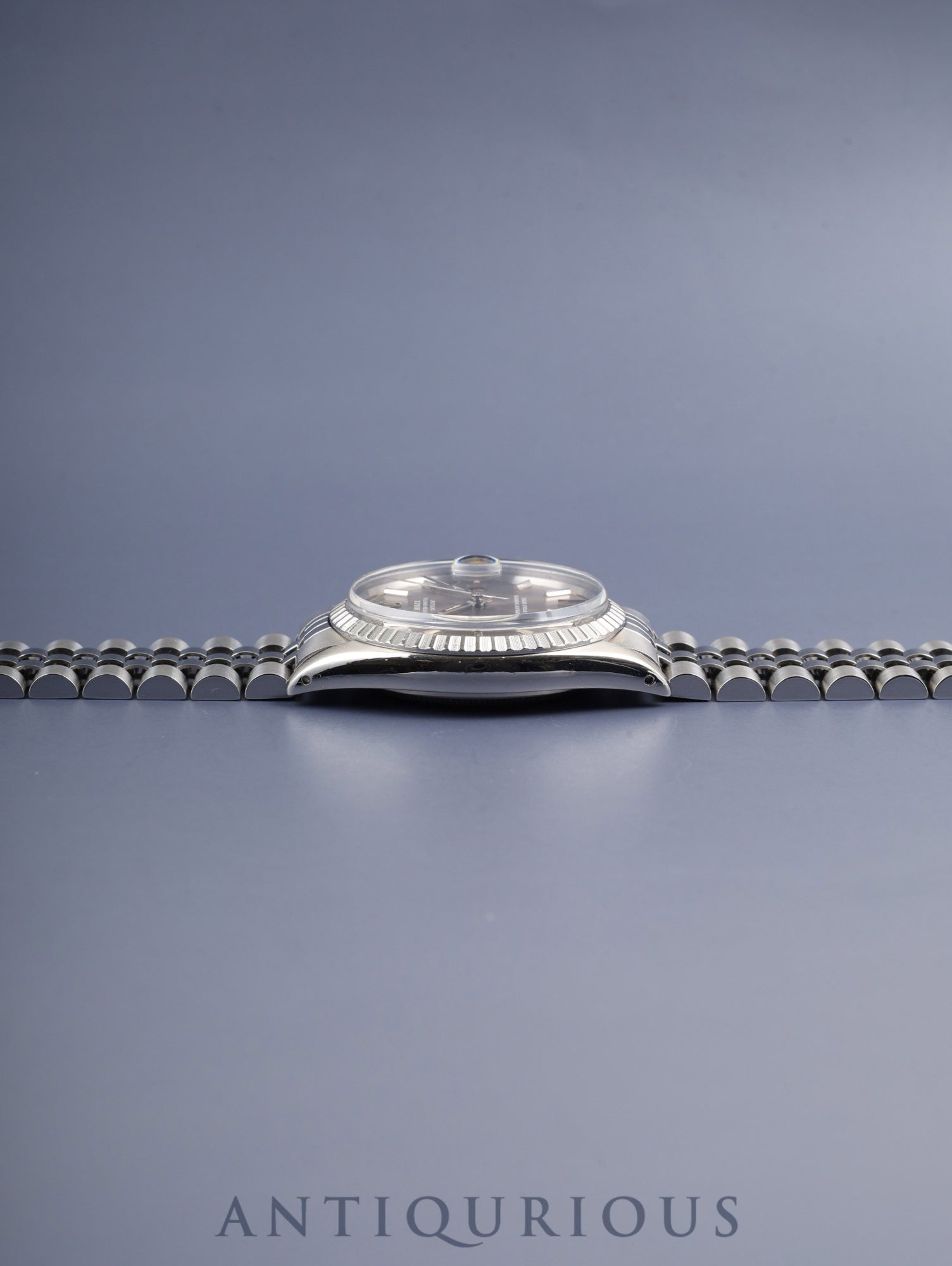 ロレックス デイトジャスト 1603 自動巻き Cal.1570 SS/SS SS グレー文字盤 3番（1972年）保証書 冊子 オーバーホール済み