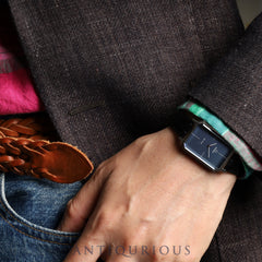Omega De Ville Grima Design 5110378 Manual winding SS Leather Third party buckle (SS) Blue dial Overhauled
