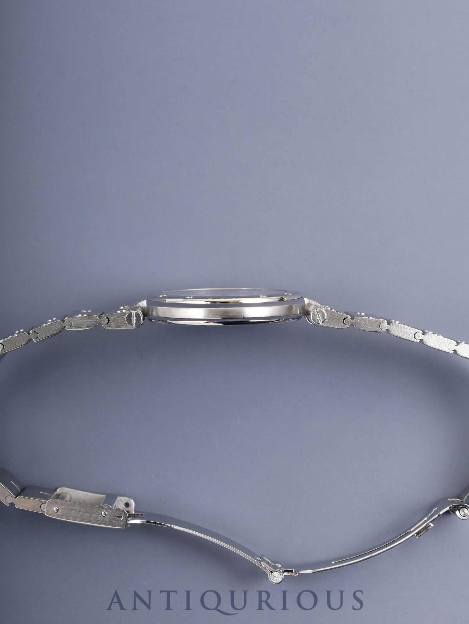 カルティエ サントス ヴァンドーム LM 81925 クォーツ SS SS ホワイトローマン文字盤（SWISS MADE表記） カルティエブティックにてコンプリートサービス（フルメンテナンス）済み