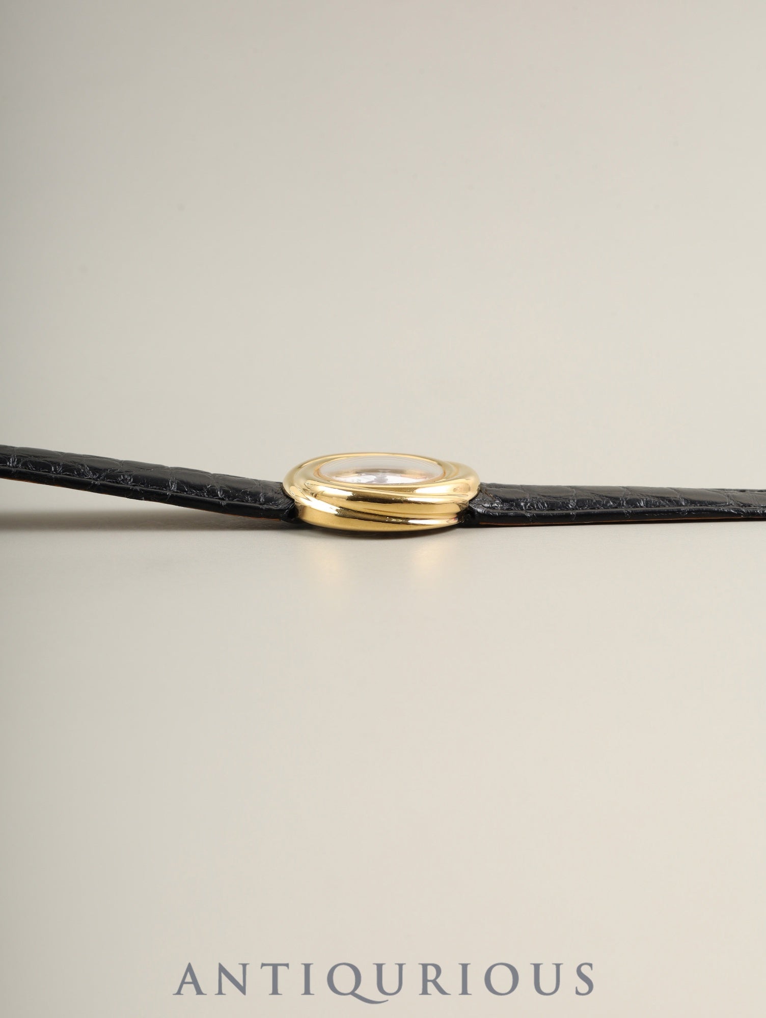 Cartier Must Trinity W1010644 / 2735 Quartz Cal.157.06 SV925 Leather Genuine D-buckle (GP) Side Trinity Dial Genuine Leather Strap Overhauled