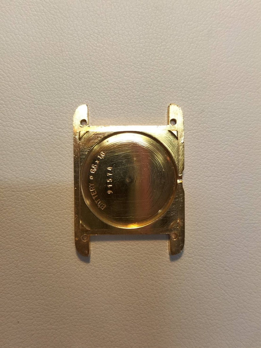 カルティエ マストタンク SM 3 66001 クォーツ Cal.057 SV925 革 純正尾錠（GP） クロワゾネ文字盤 オーバーホール済み