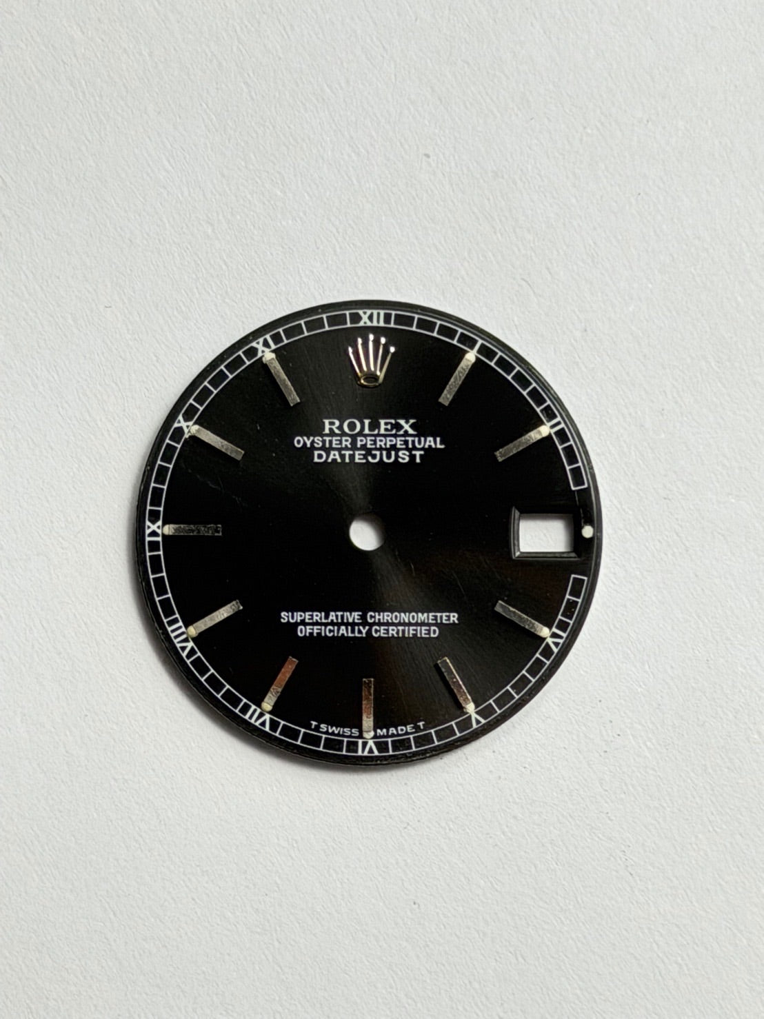 ロレックス デイトジャスト ボーイズ 68274 自動巻き Cal.2135 SS/WG SS ブラック文字盤（T SWISS MADE T表記）L番（1989年～1990年）保証書 オーバーホール済み